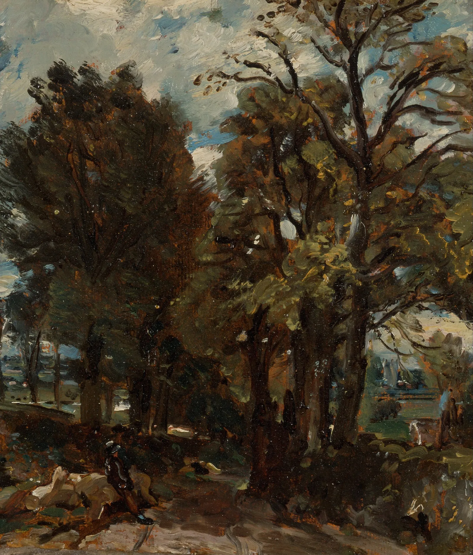 Fen Lane East Bergholt Wall Art by John Constable - Canvas Print
