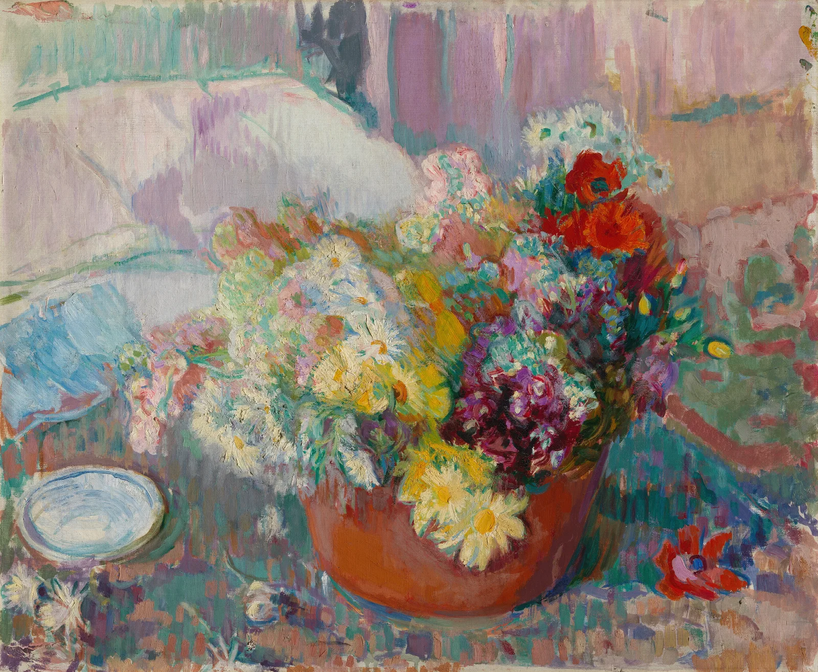 Flowers 21 Wall Art by Magnus Enckell - Canvas Print