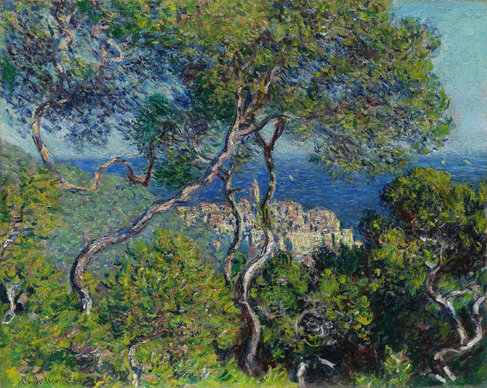 Bordighera Wall Art by Claude Monet - Canvas Print