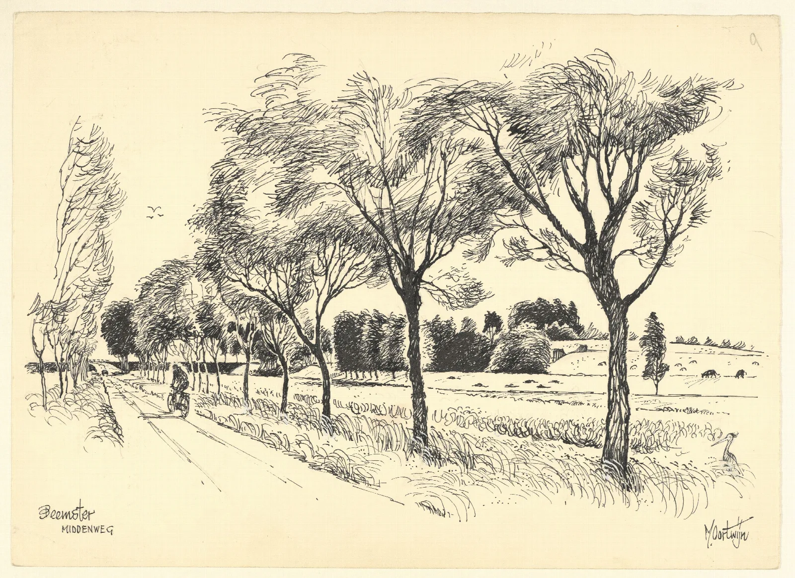 Beemster Middenweg Wall Art by Maarten Oortwijn - Canvas Print