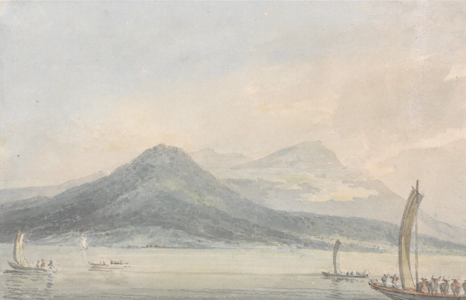 From The Isola Borromena Lago Maggiore Wall Art by Joseph Mallord William Turner - Canvas Print