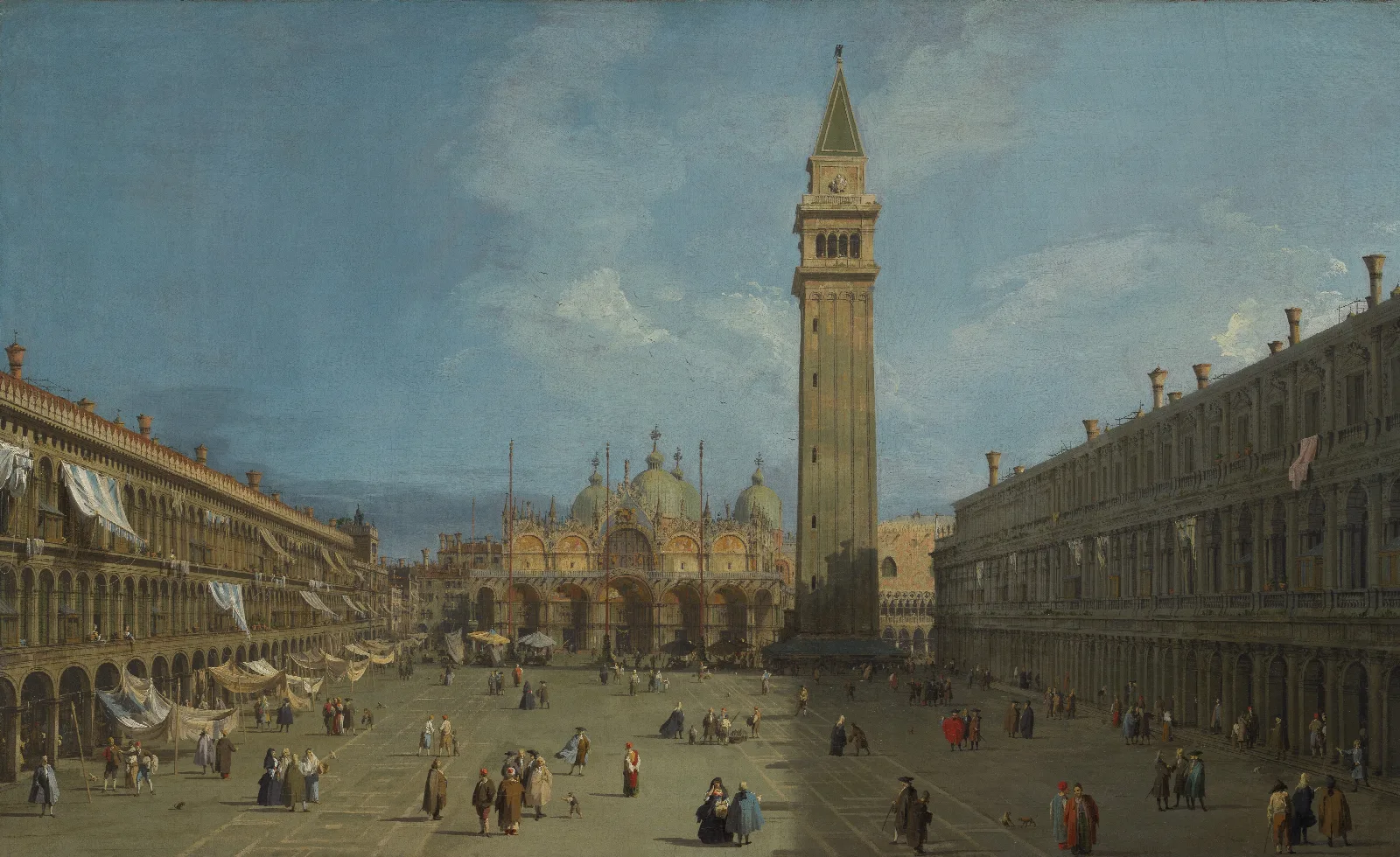 Piazza San Marco 3 Wall Art by Canaletto - Canvas Print