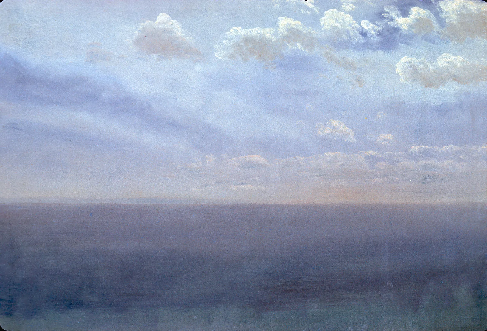 Cloud Study With Sea And Sky Wall Art by Albert Bierstadt - Canvas Print