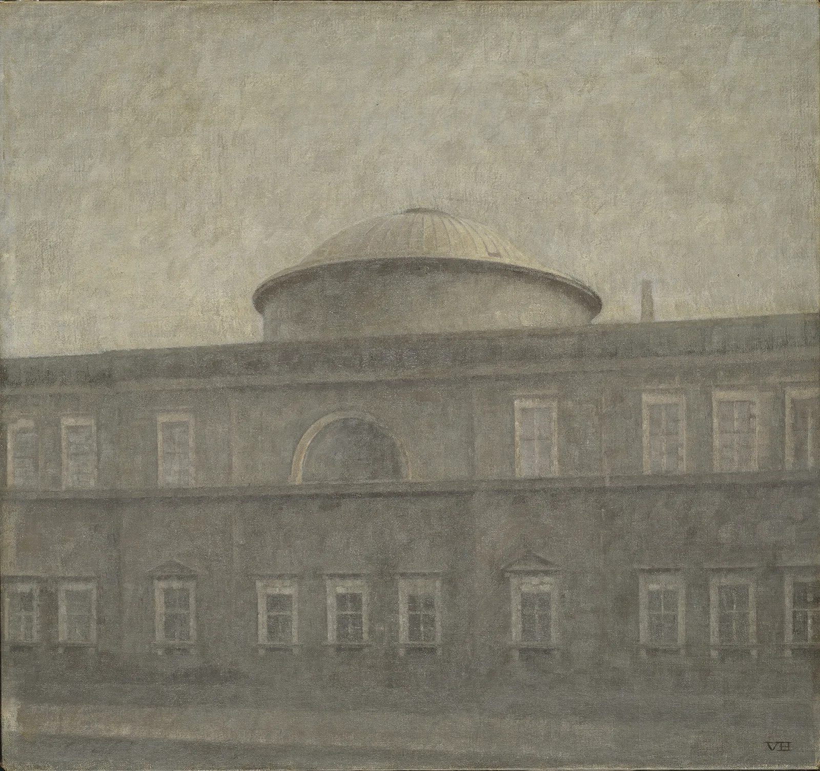 The Royal Palace Church In Copenhagen Wall Art by Vilhelm Hammershøi - Canvas Print