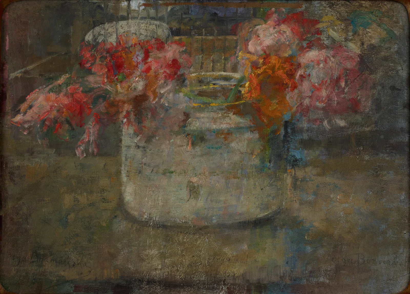 Flowers 24 Wall Art by Olga Boznanska - Canvas Print