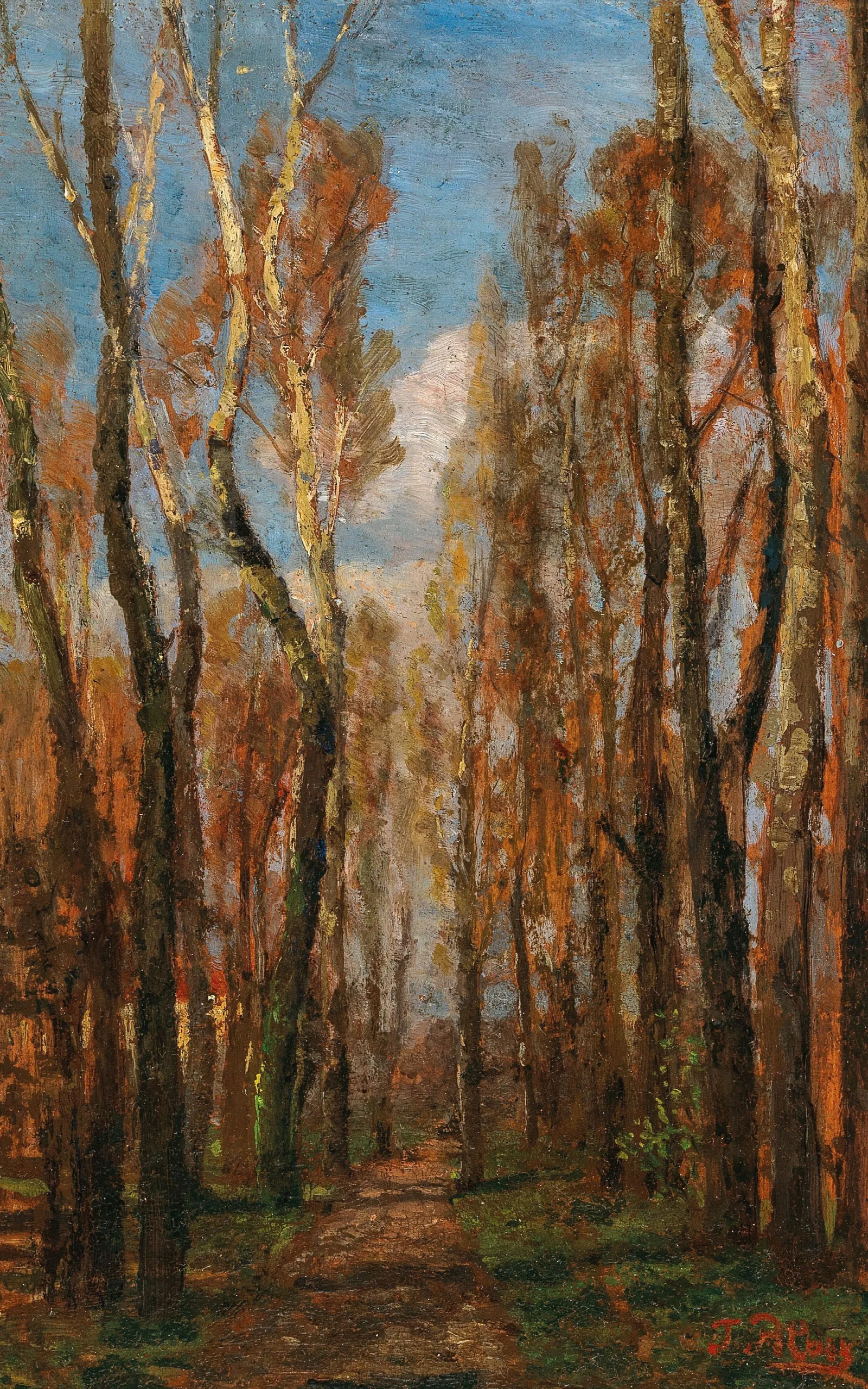 Prater Landscape 4 Wall Art by Tina Blau - Canvas Print