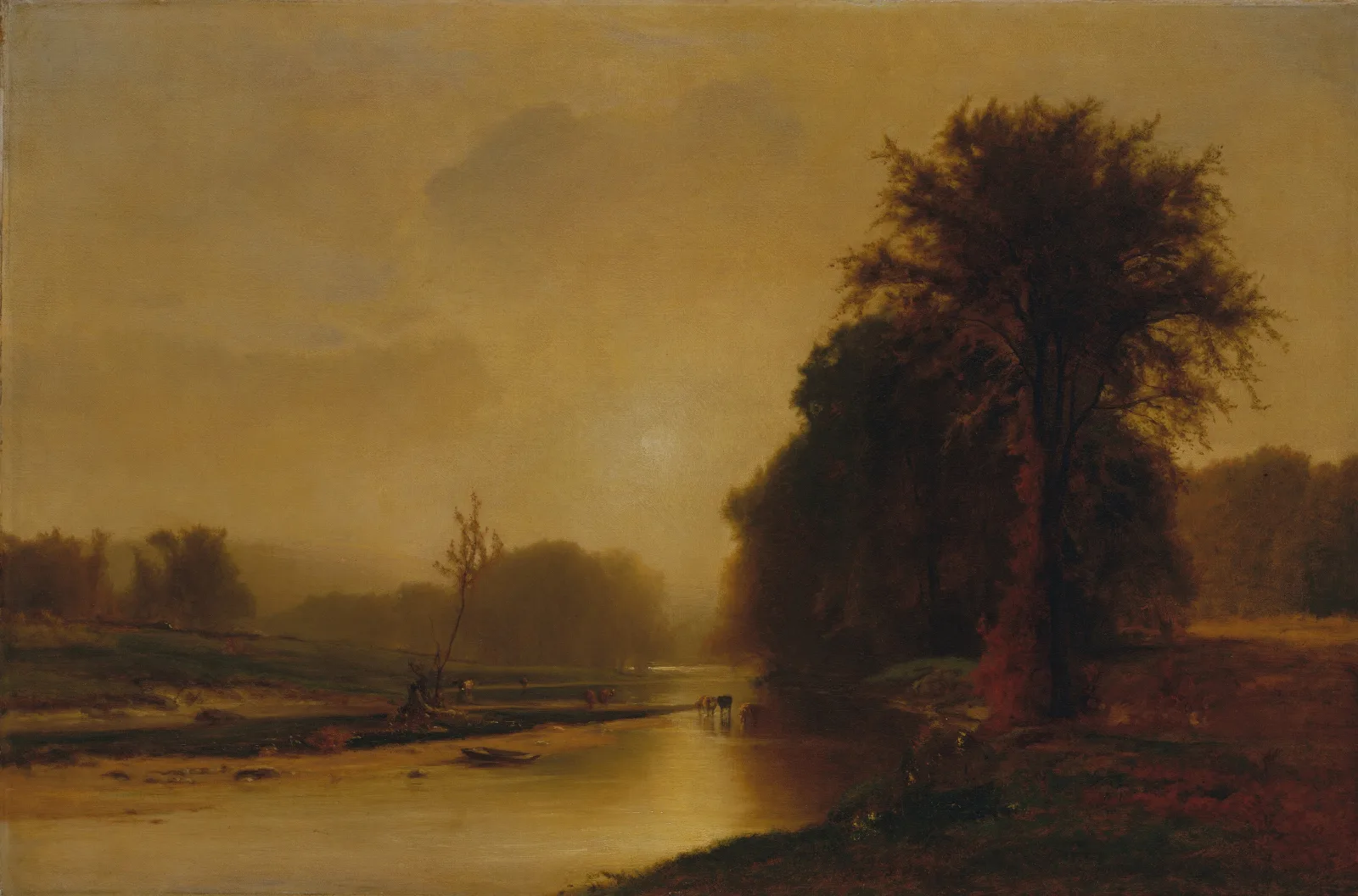 Autumn Meadows Wall Art by George Inness - Canvas Print