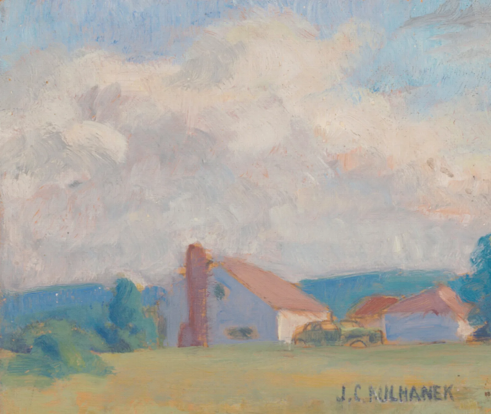 Country Vista Wall Art by James C. Kulhanek - Canvas Print