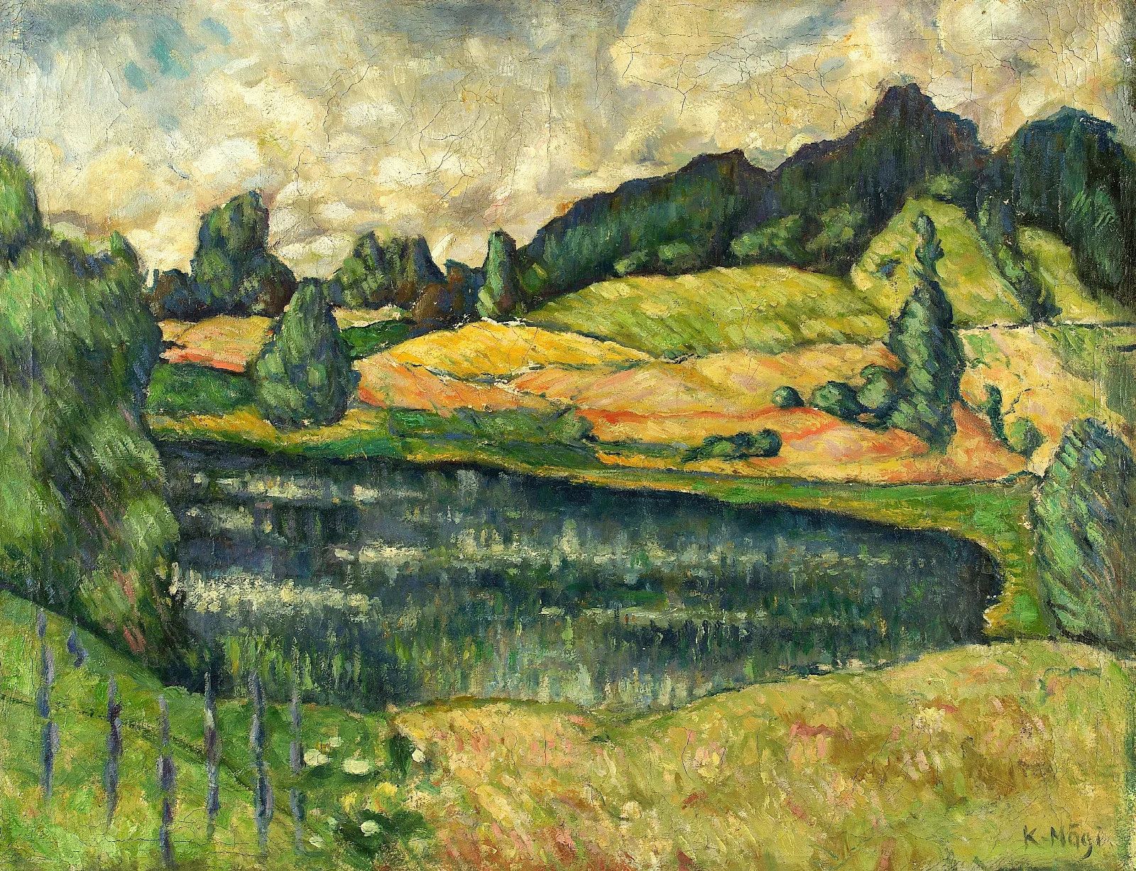 Landscape From Estonia Wall Art by Konrad Mägi - Canvas Print
