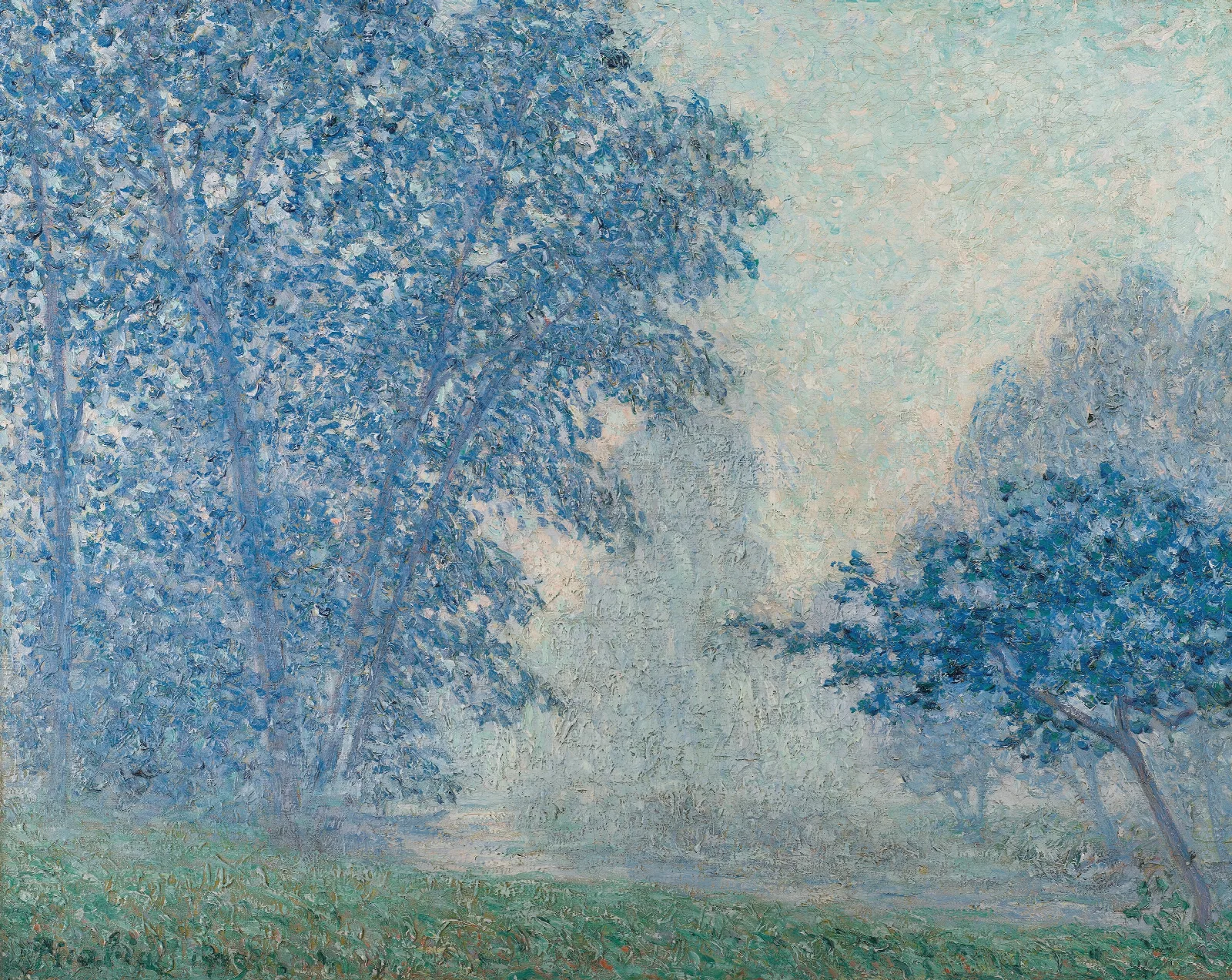 Lever Du Soleil Dans La Brume Montigny Wall Art by Francis Picabia - Canvas Print