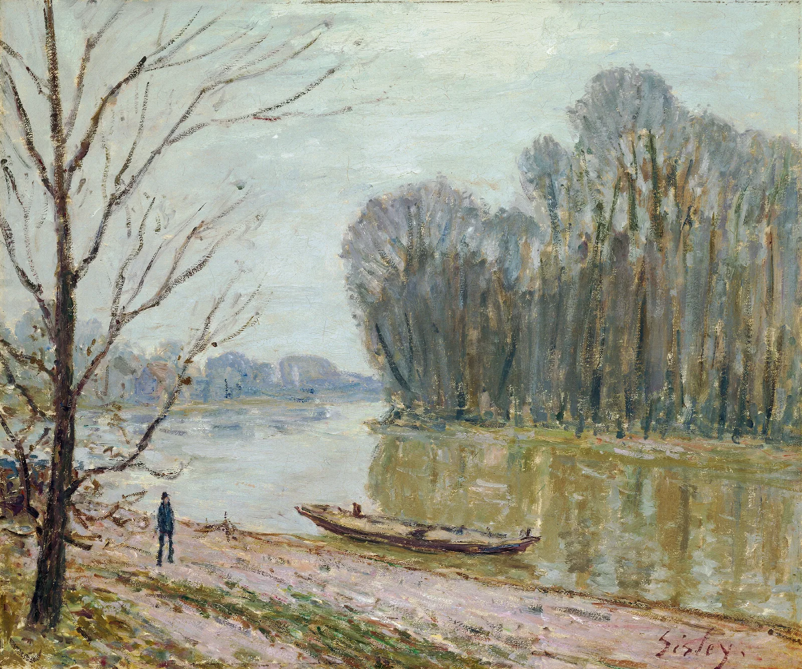 The Loire Wall Art by Alfred Sisley - Canvas Print