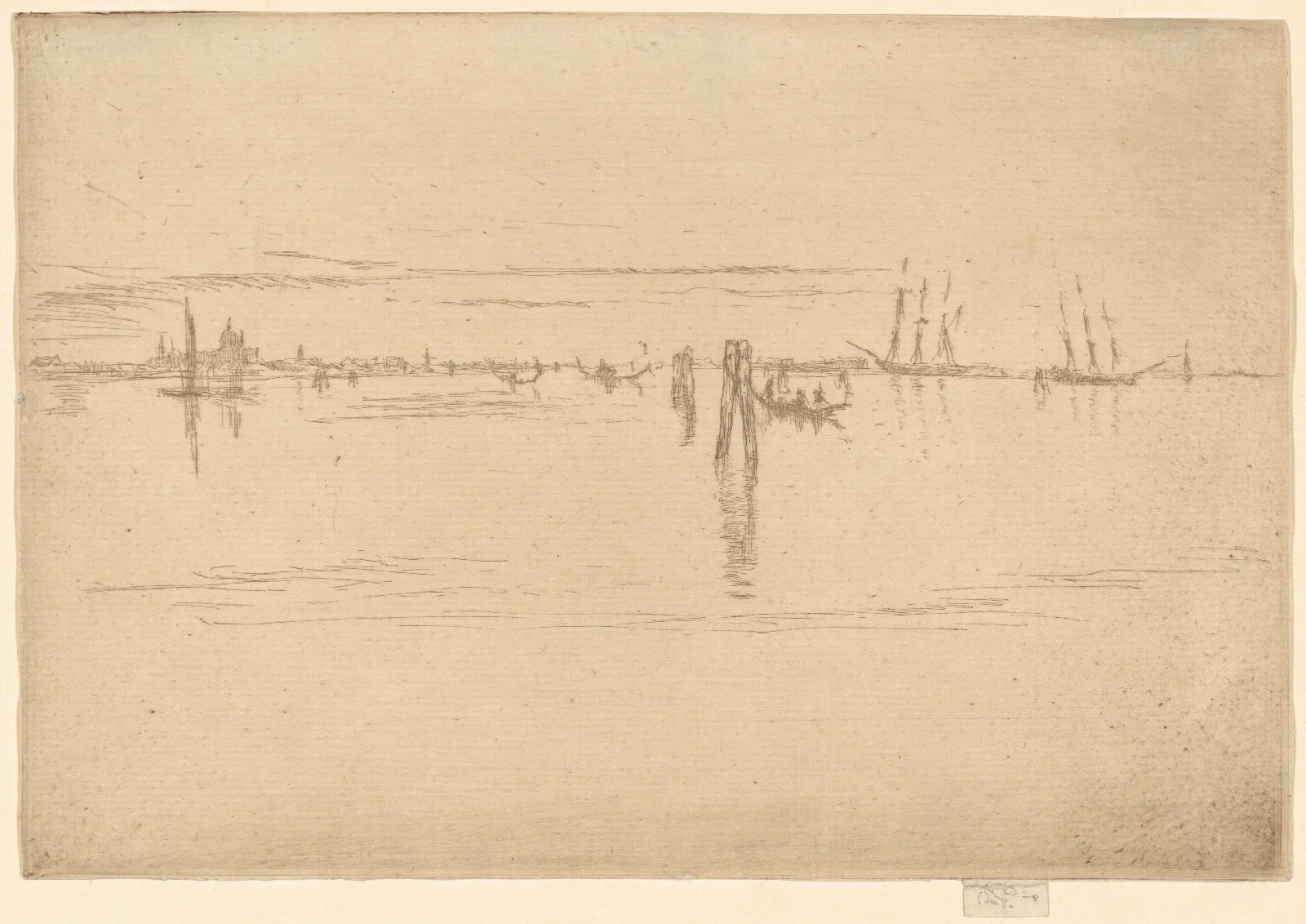 The Long Lagoon Wall Art by James Abbott McNeill Whistler - Canvas Print