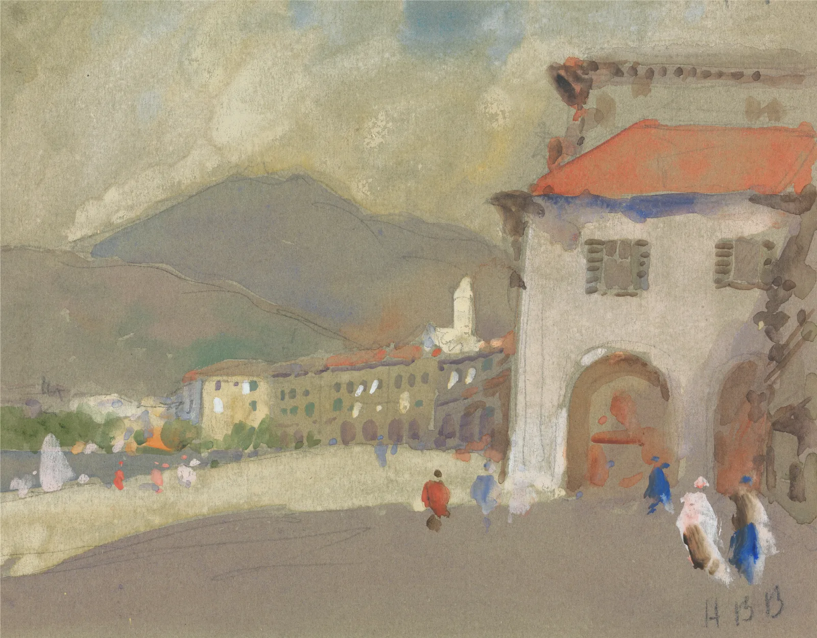 Lugano 2 Wall Art by Hercules Brabazon Brabazon - Canvas Print