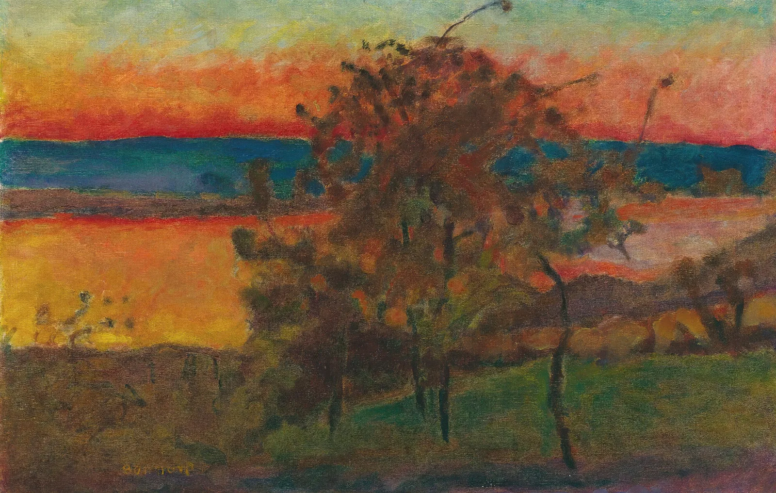 Soleil Couchant 4 Wall Art by Pierre Bonnard - Canvas Print