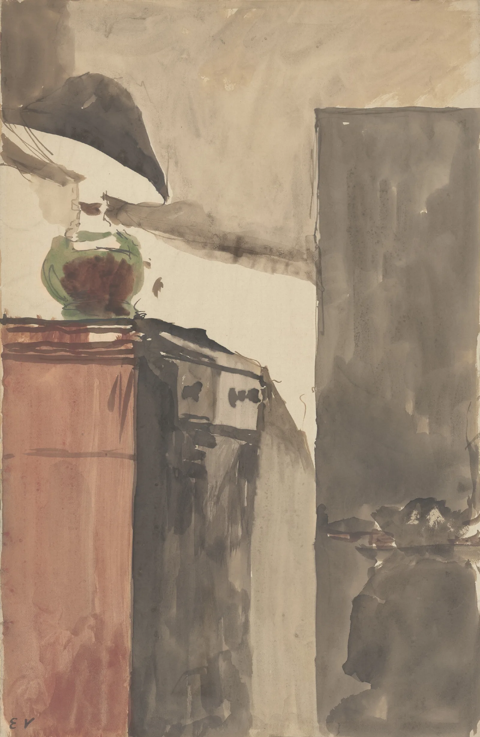The Lamp 4 Wall Art by Édouard Vuillard - Canvas Print