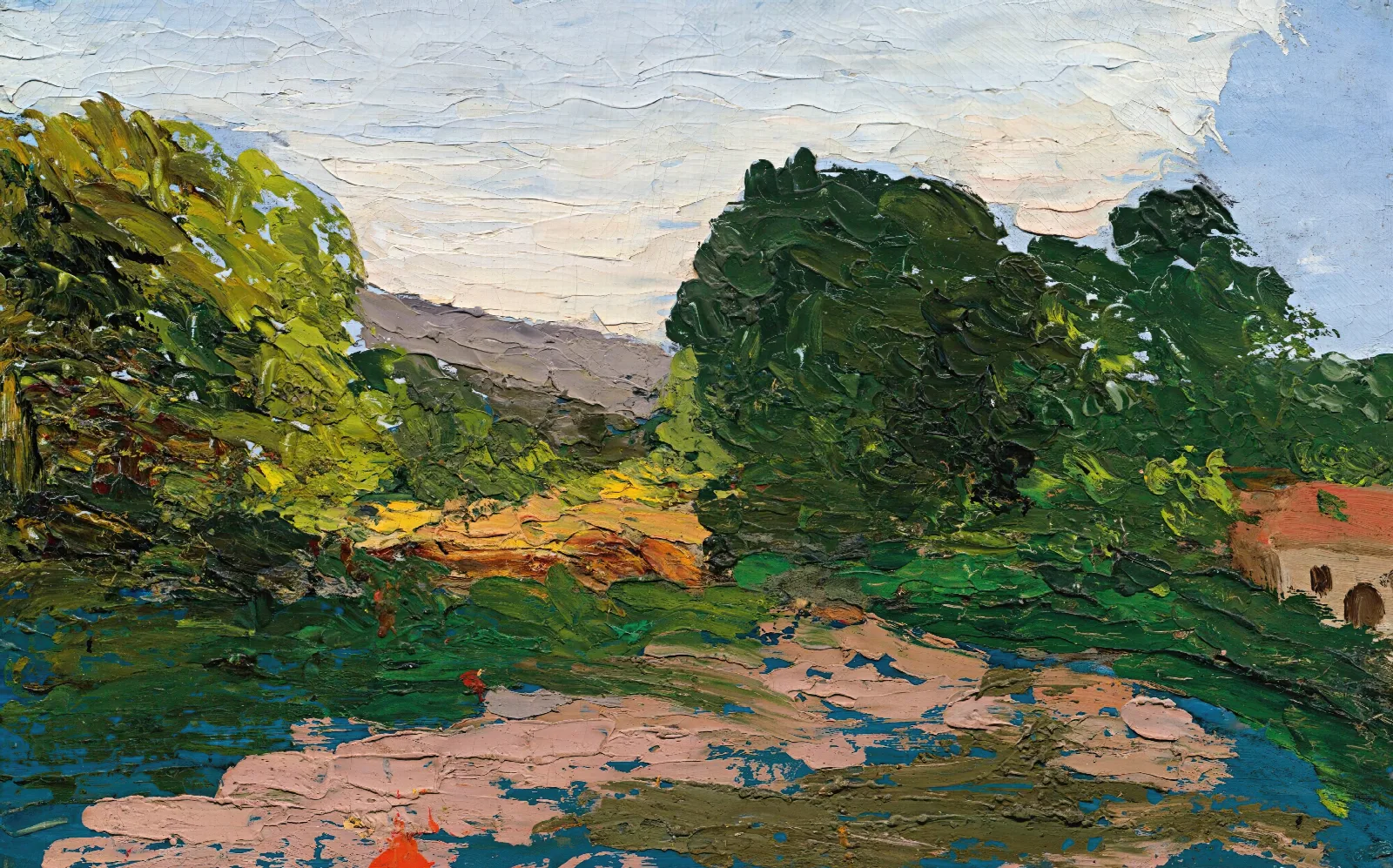 Paysage Du Midi Wall Art by Paul Cézanne - Canvas Print
