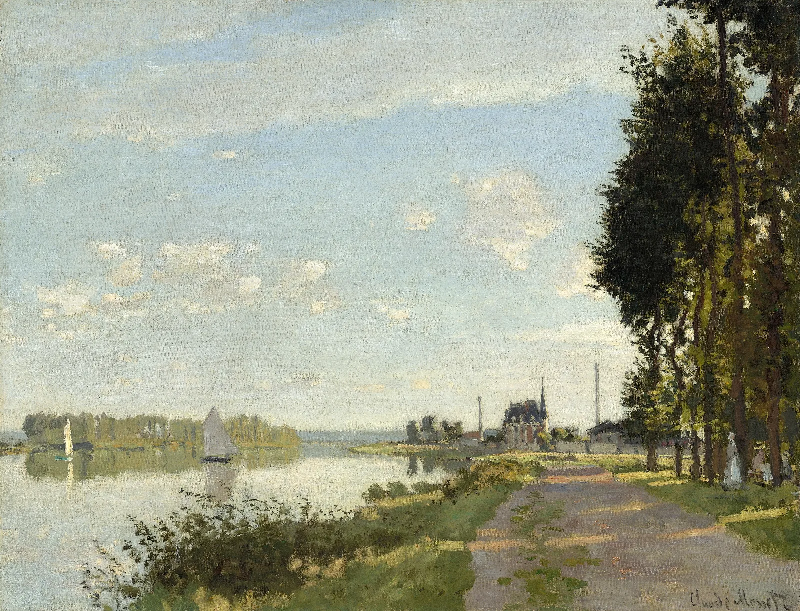 Argenteuil Wall Art by Claude Monet - Canvas Print
