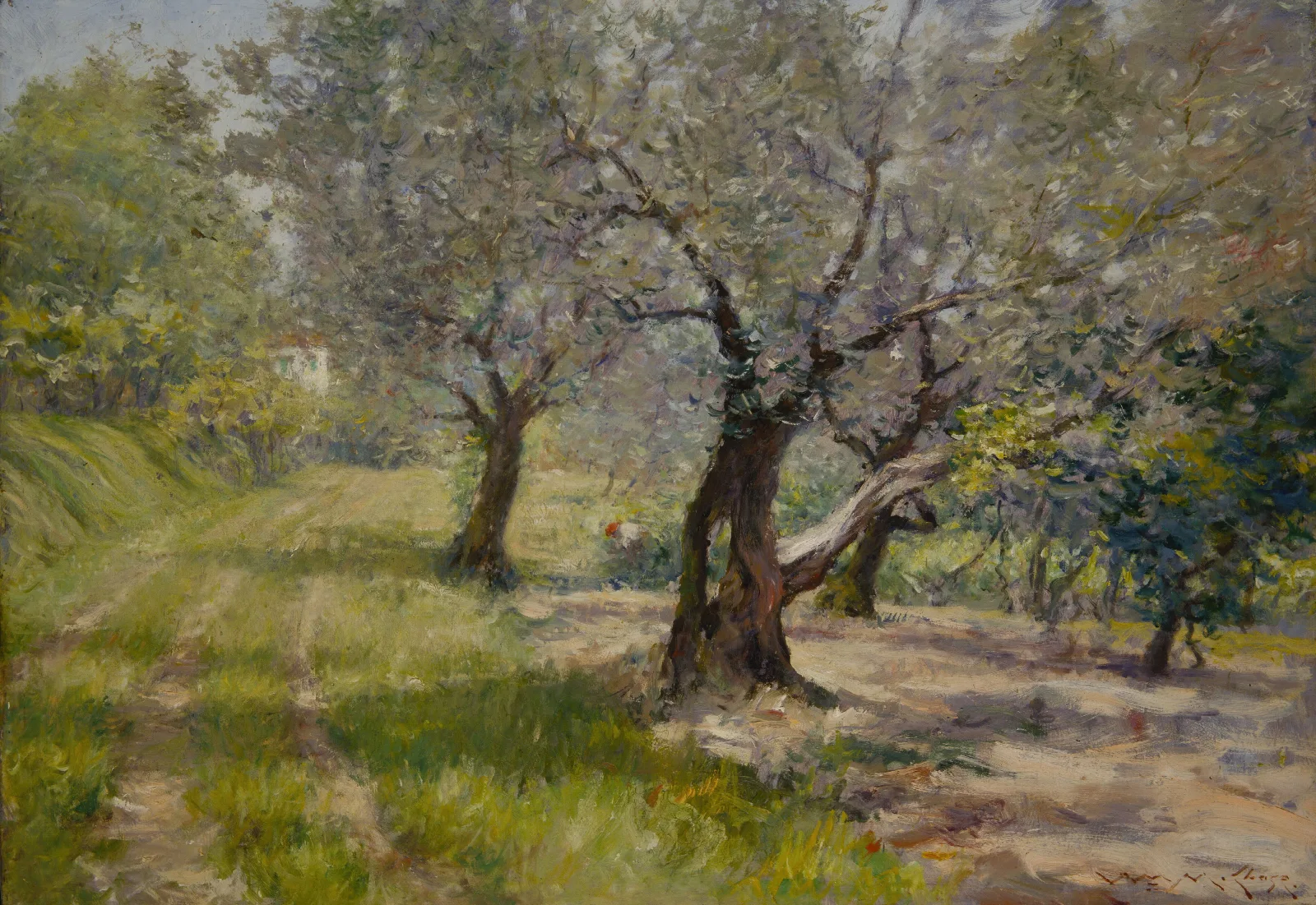 The Olive Grove 2 Wall Art by William Merritt Chase - Canvas Print