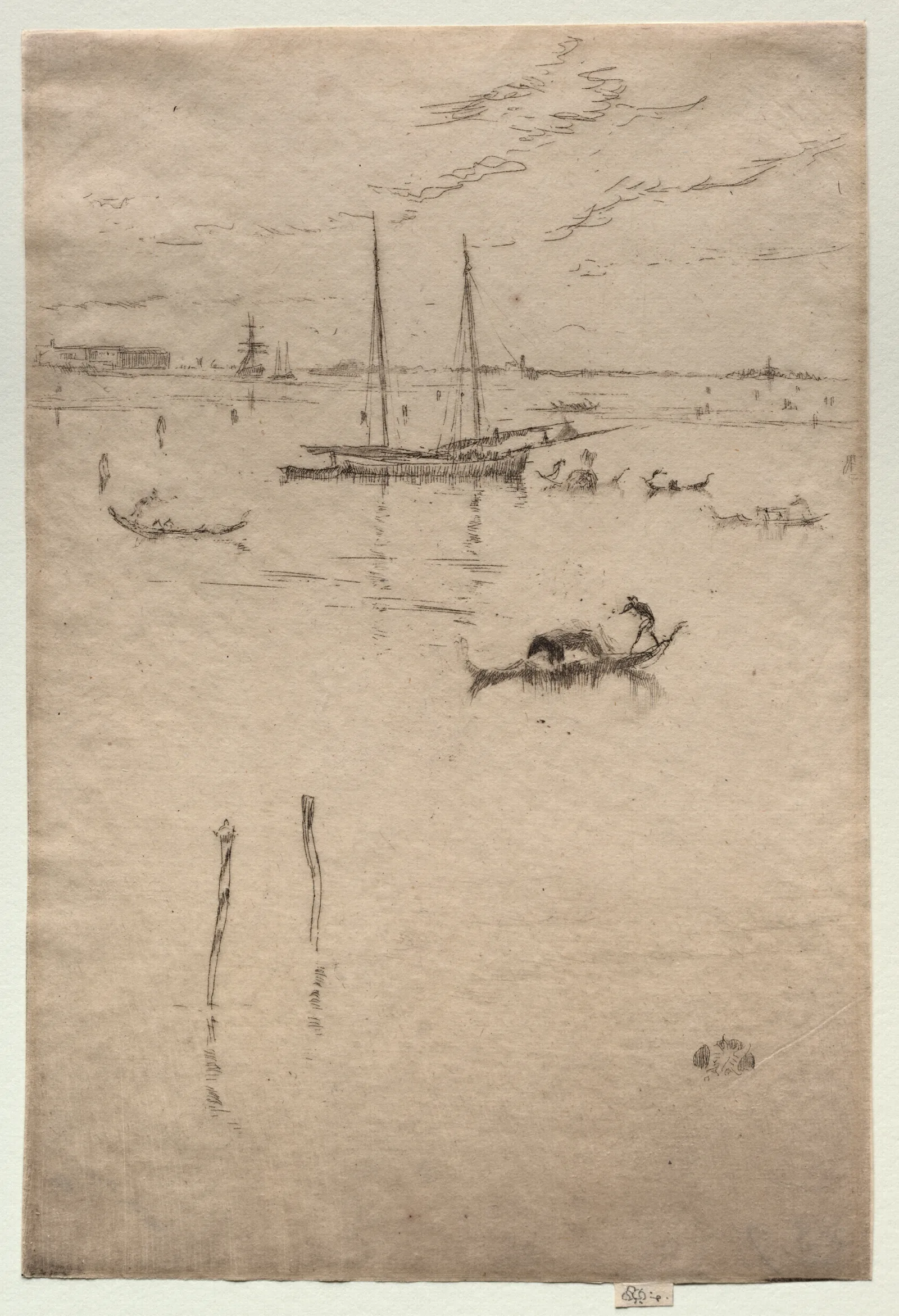 Little Lagoon Wall Art by James Abbott McNeill Whistler - Canvas Print