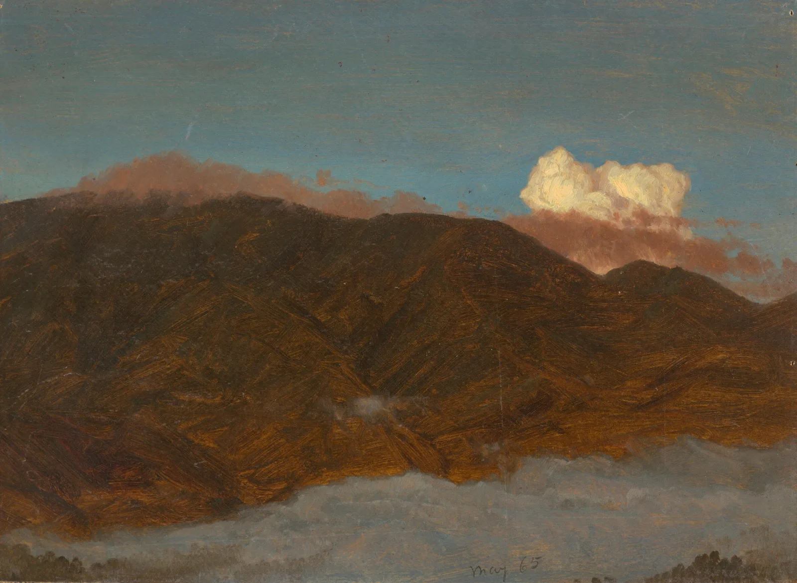 Mountainous Landscape Iii Wall Art by Frederic Edwin Church - Canvas Print