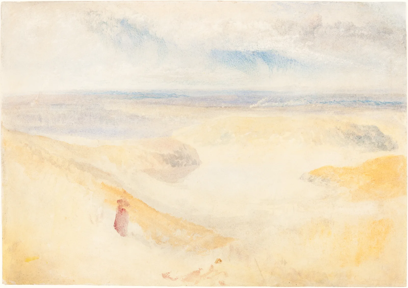 A Yorkshire River Wall Art by Joseph Mallord William Turner - Canvas Print