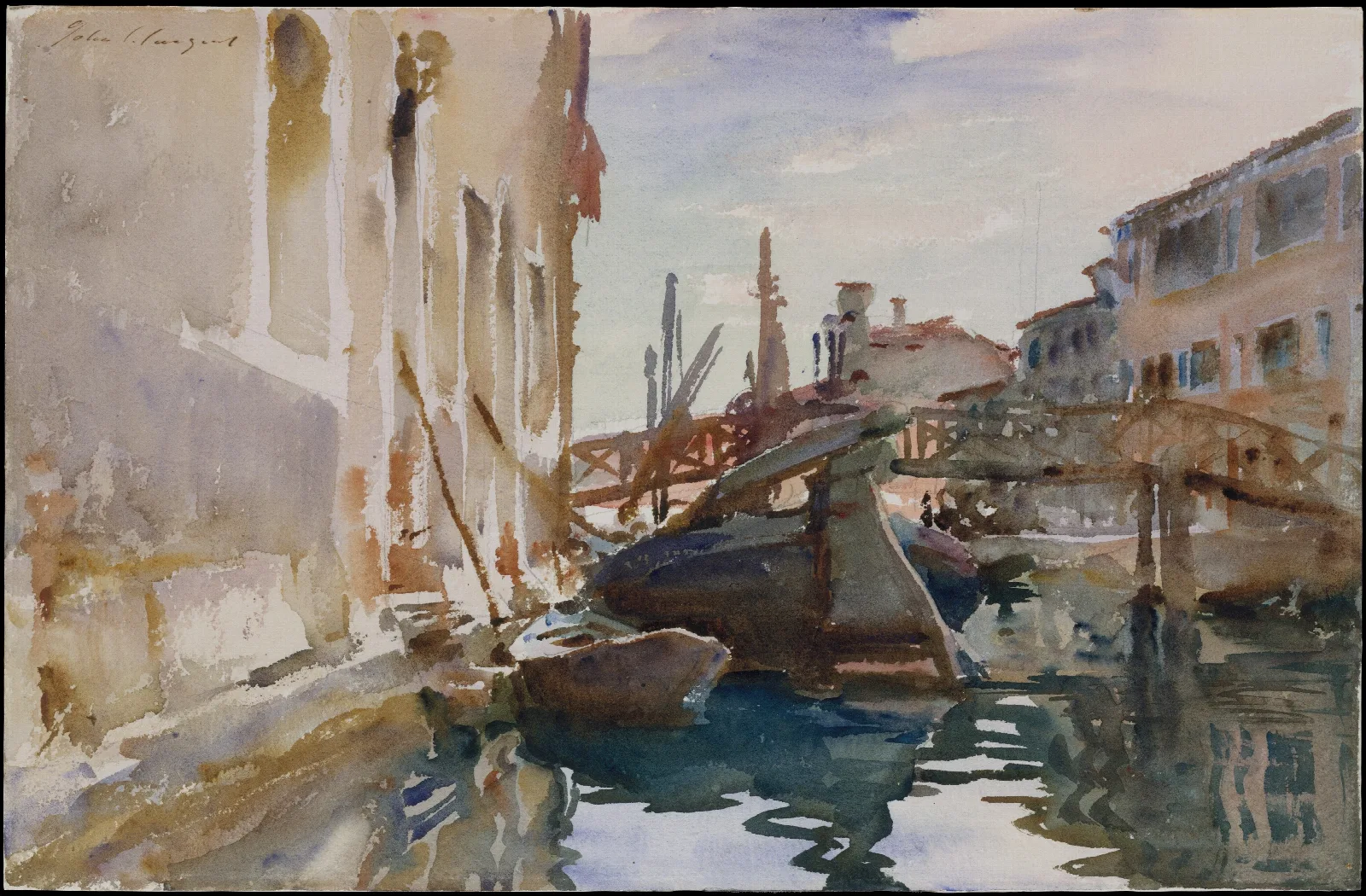 Giudecca Wall Art by John Singer Sargent - Canvas Print