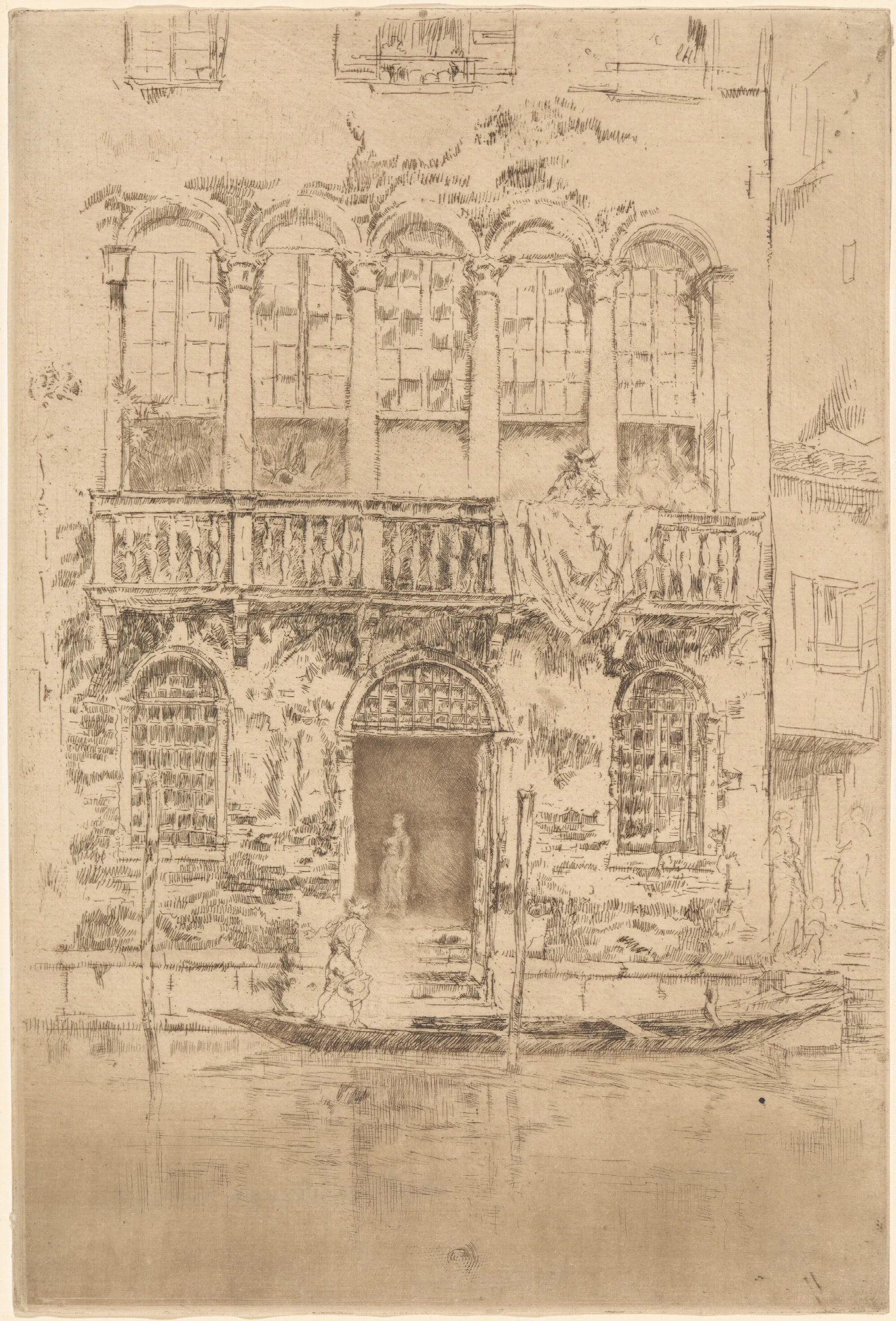 The Balcony 4 Wall Art by James Abbott McNeill Whistler - Canvas Print