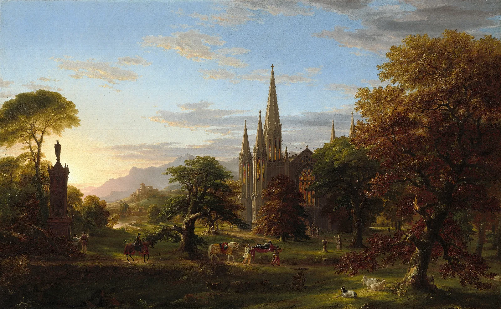 The Return Wall Art by Thomas Cole - Canvas Print