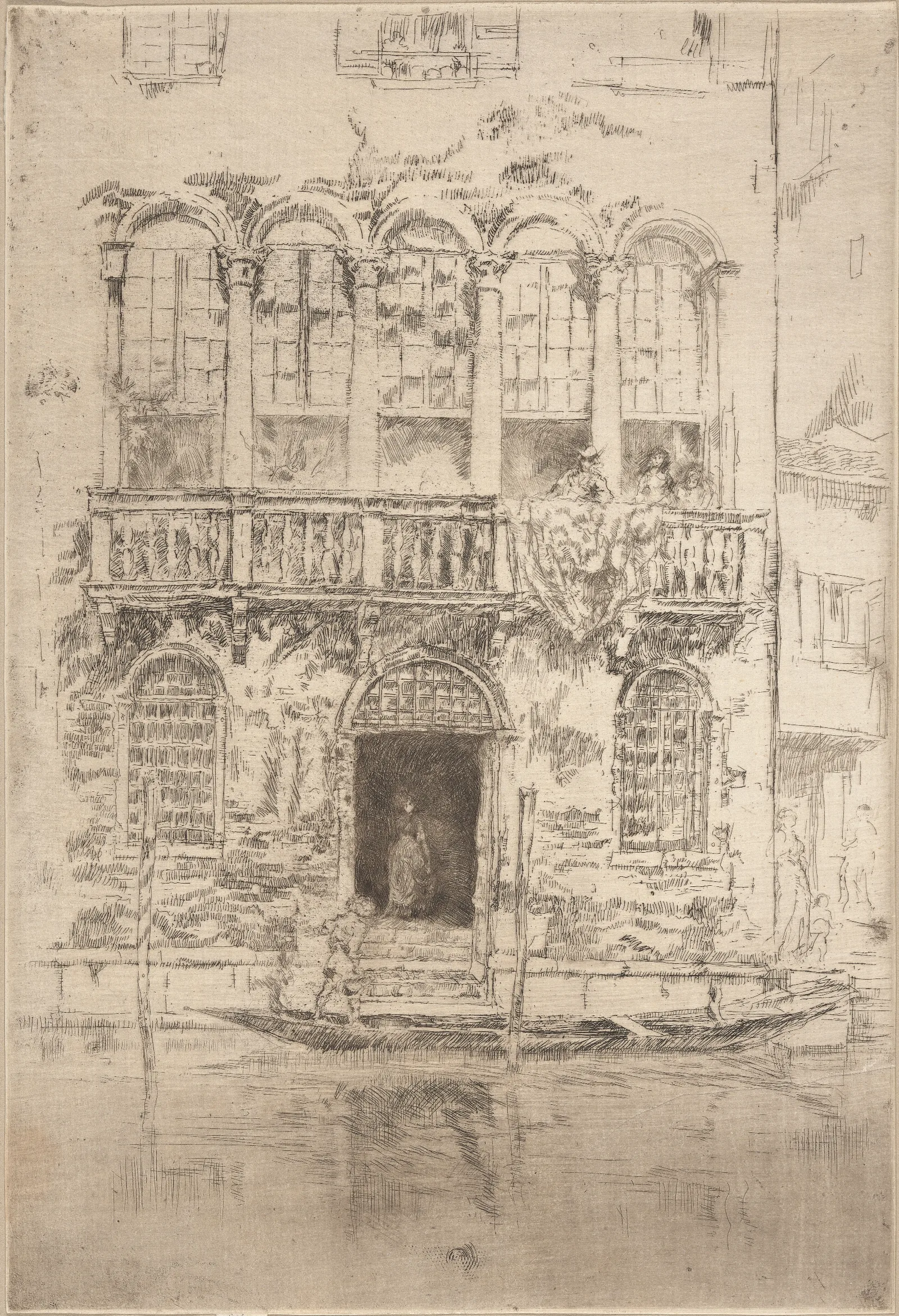 The Balcony 7 Wall Art by James Abbott McNeill Whistler - Canvas Print