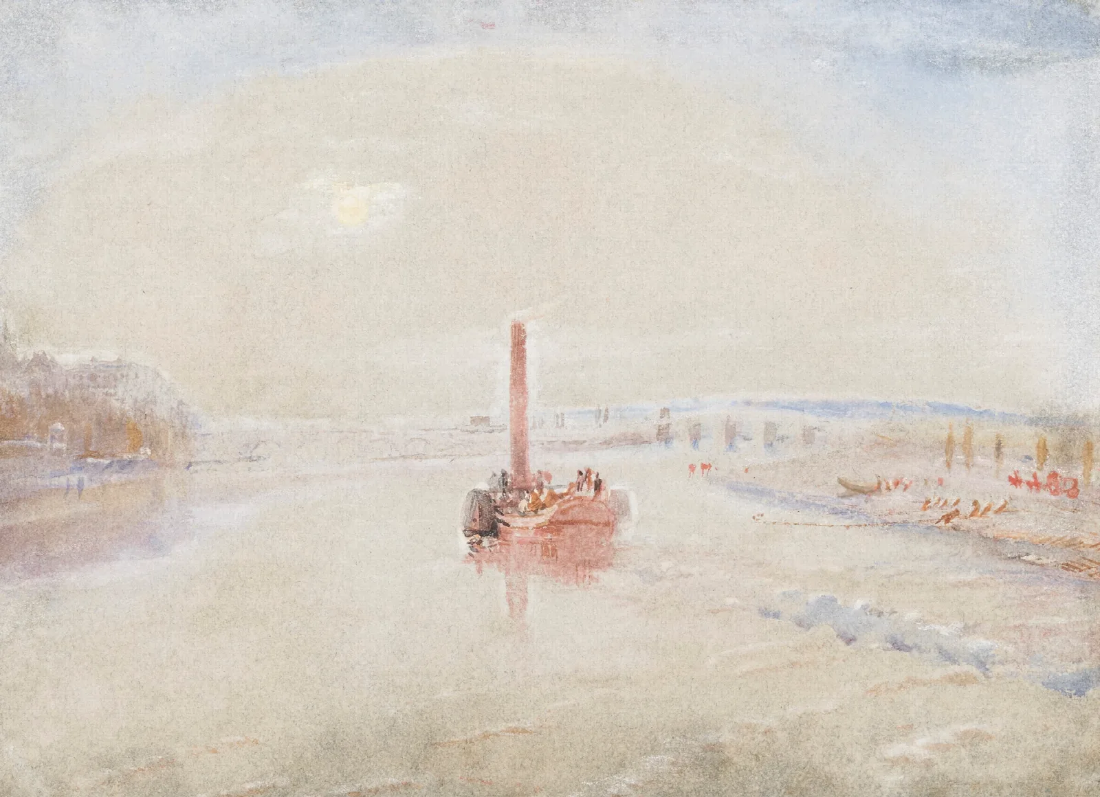 The Confluence Of The Seine And The Marne At Charenton France Wall Art by Joseph Mallord William Turner - Canvas Print