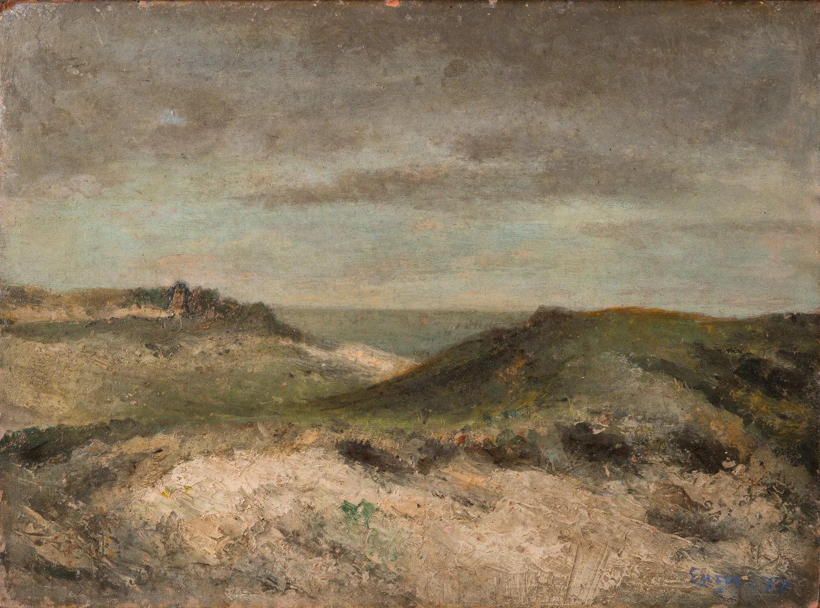 Dunes Wall Art by James Ensor - Canvas Print