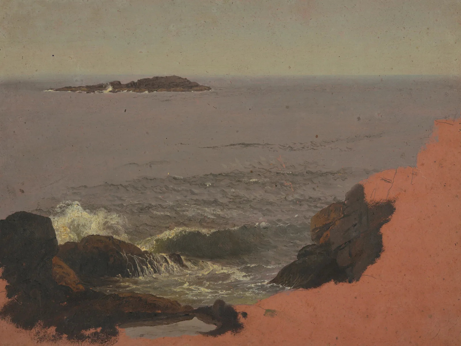 Maine Coast 2 Wall Art by Frederic Edwin Church - Canvas Print