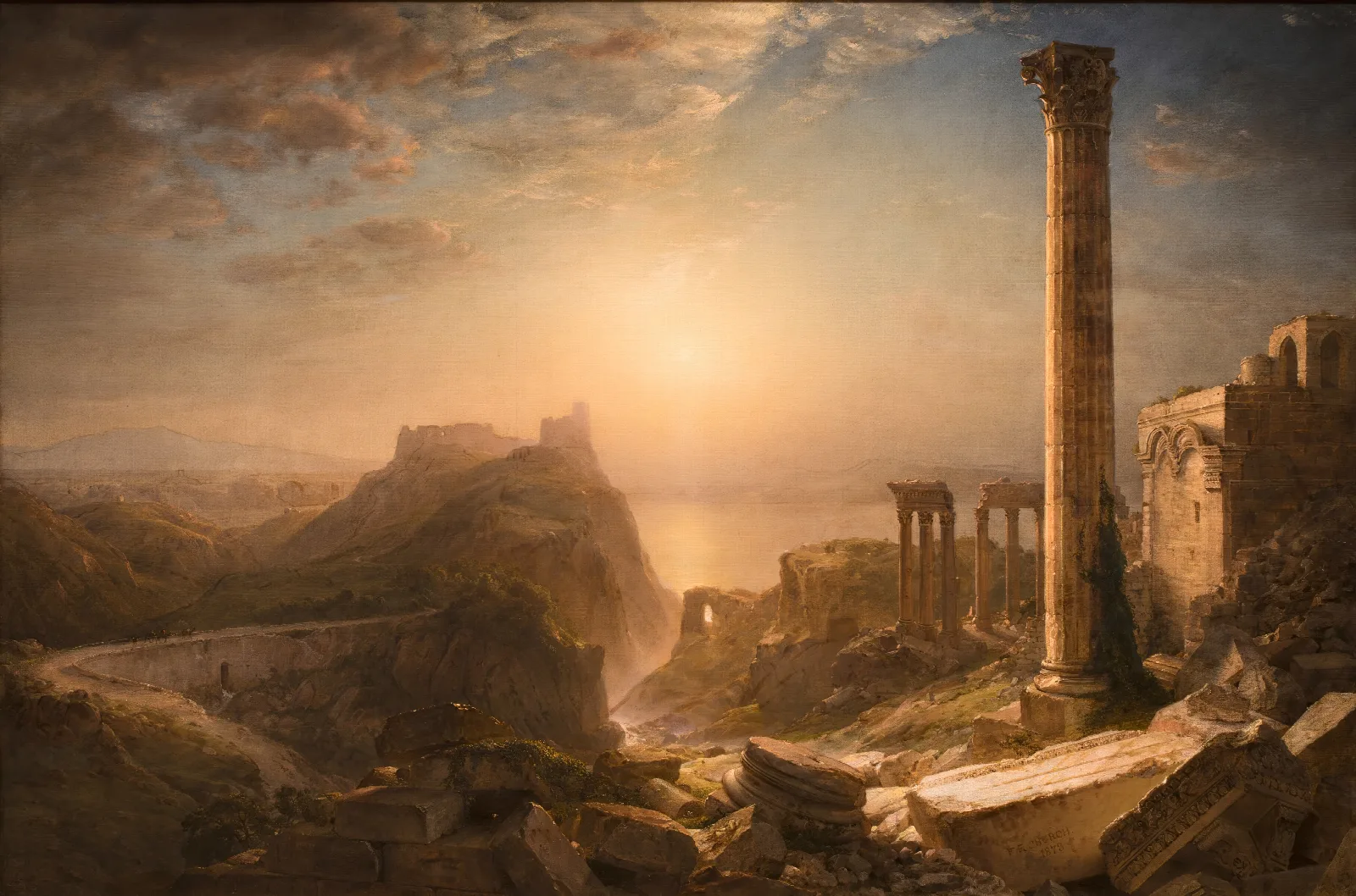 Syria By The Sea Wall Art by Frederic Edwin Church - Canvas Print