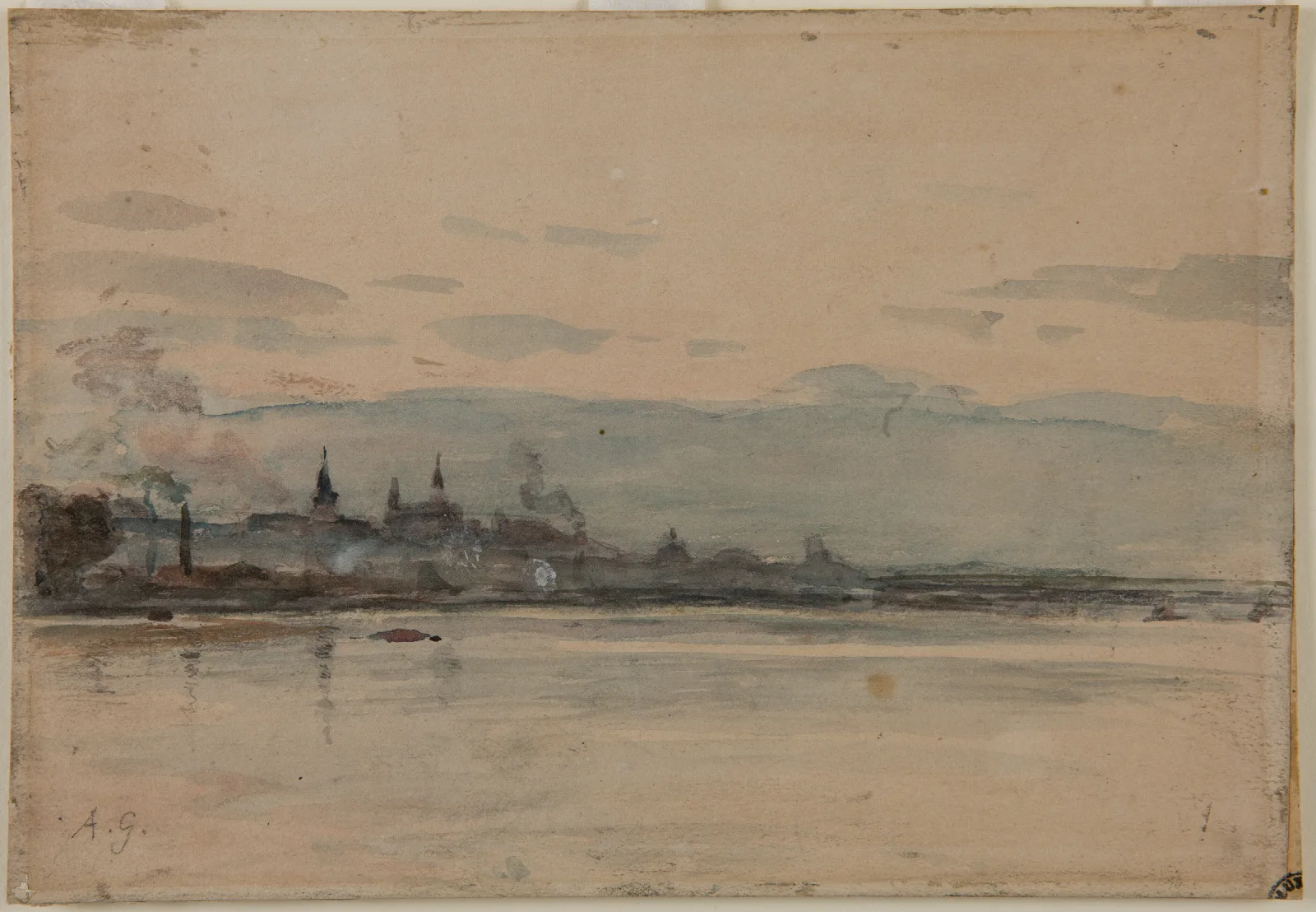 The Vistula Near Warsaw Wall Art by Aleksander Gierymski - Canvas Print