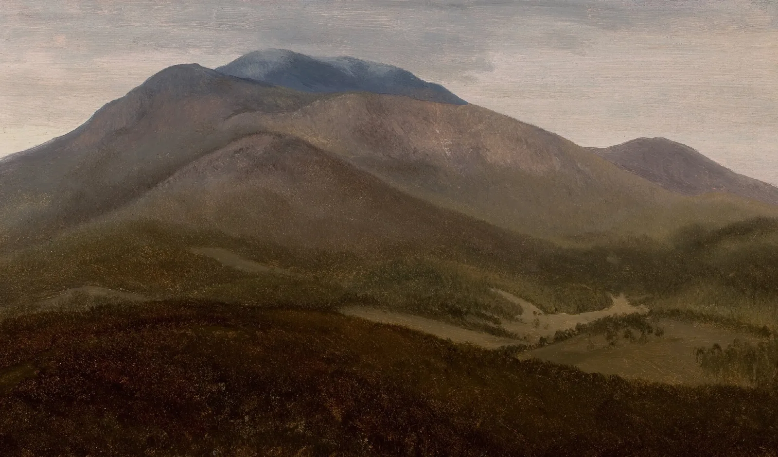 White Mountains New Hampshire 2 Wall Art by Albert Bierstadt - Canvas Print