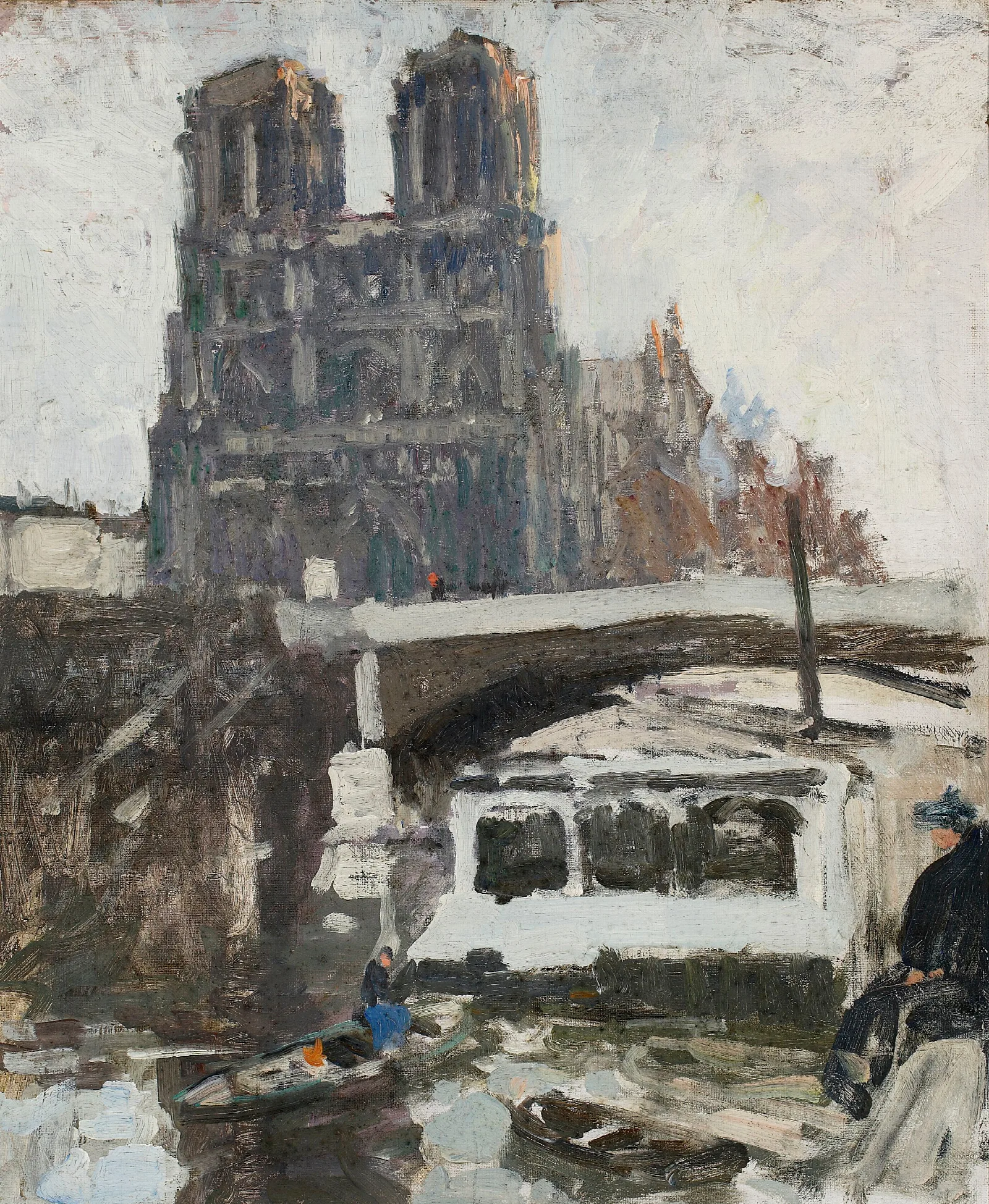 Notre Dame 9 Wall Art by Tadeusz Makowski - Canvas Print