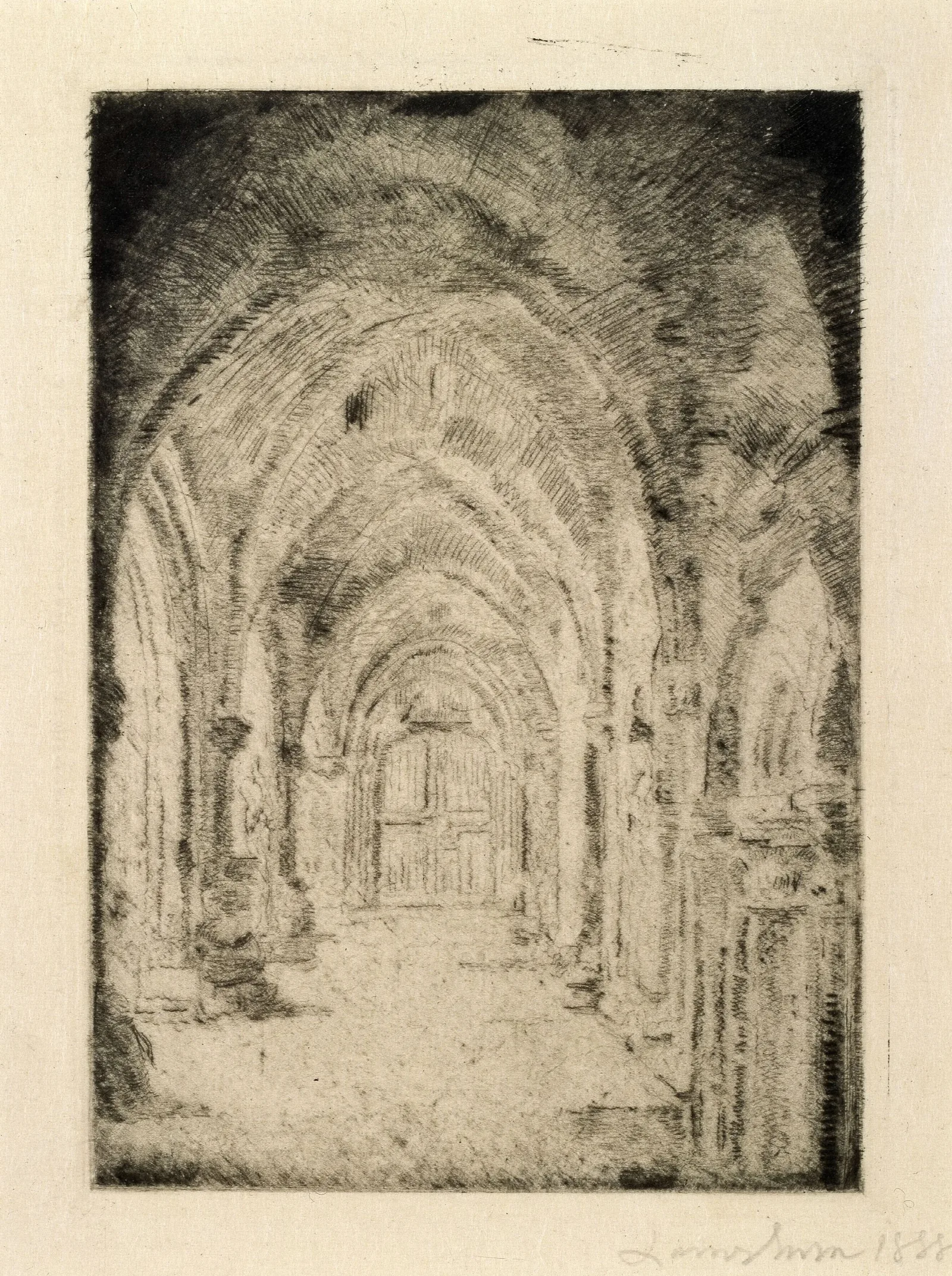 The Crypt Wall Art by James Ensor - Canvas Print