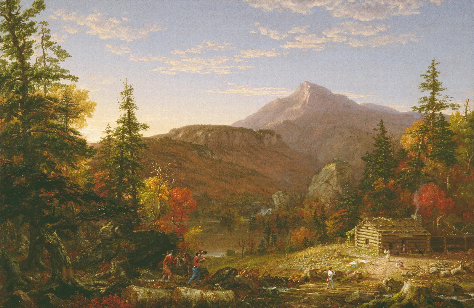 The Hunters Return Wall Art by Thomas Cole - Canvas Print