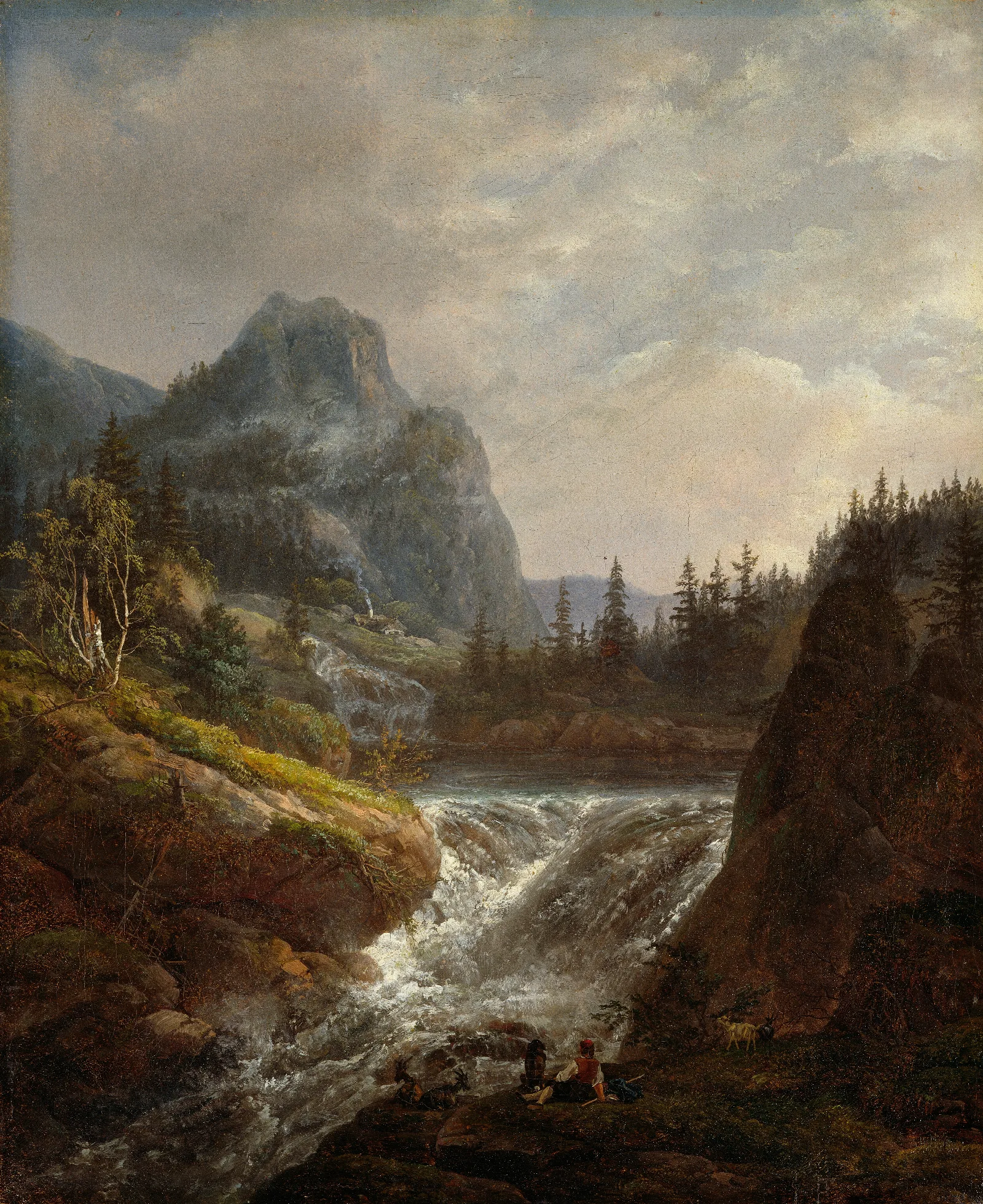 Norwegian Landscape Wall Art by Johan Christian Dahl - Canvas Print