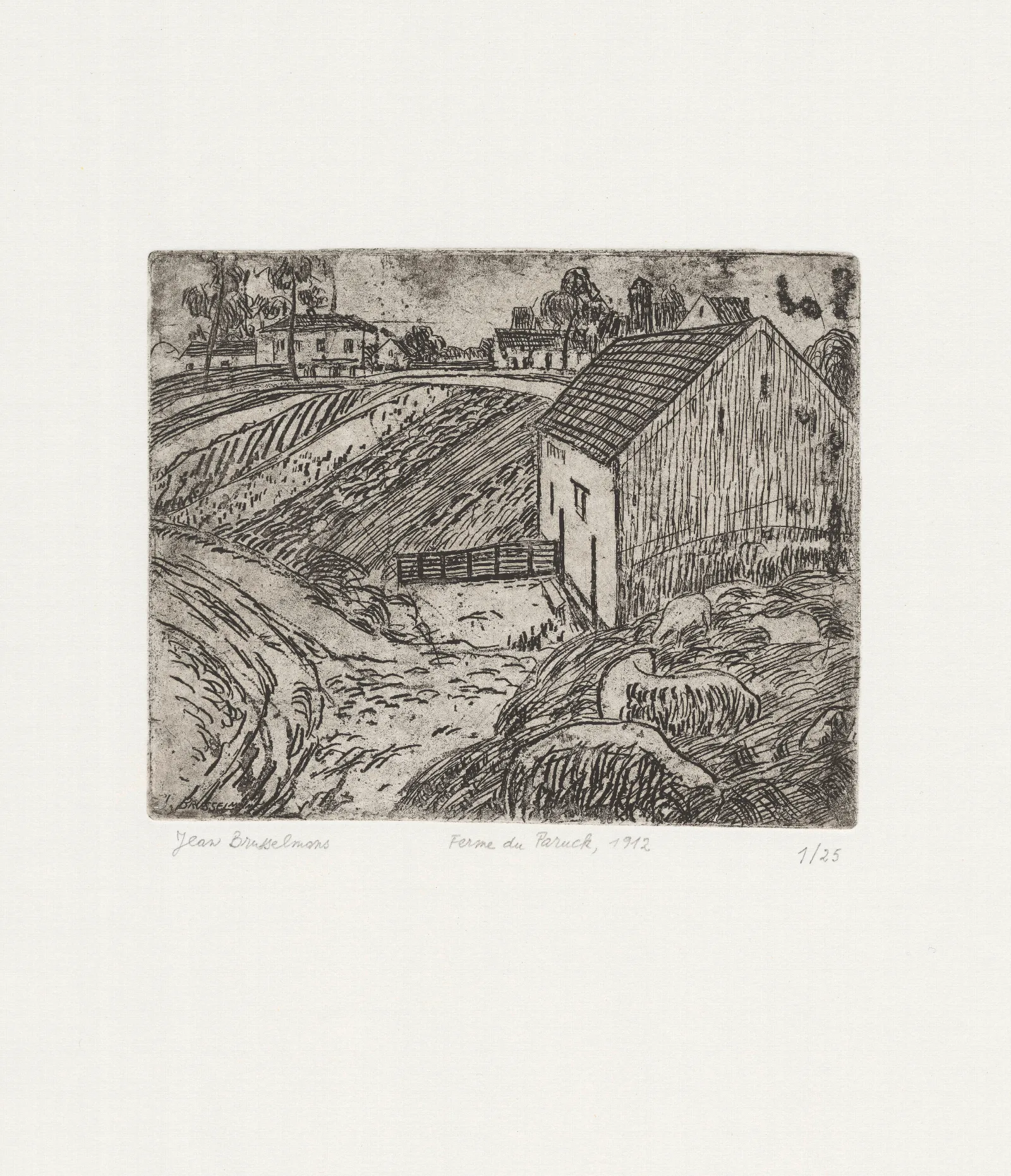 Paruck Farm Wall Art by Jean Brusselmans - Canvas Print