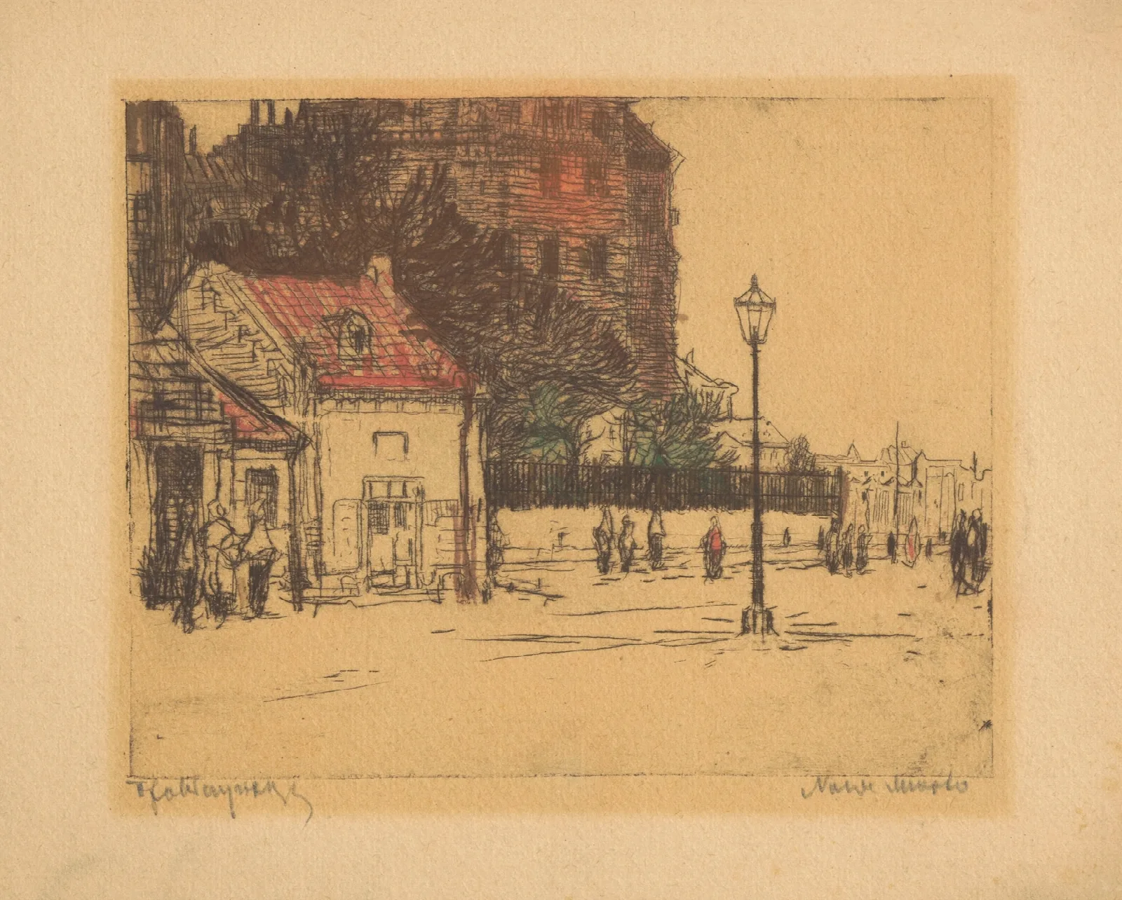The New Town In Warsaw Wall Art by Feliks Jabłczyński - Canvas Print