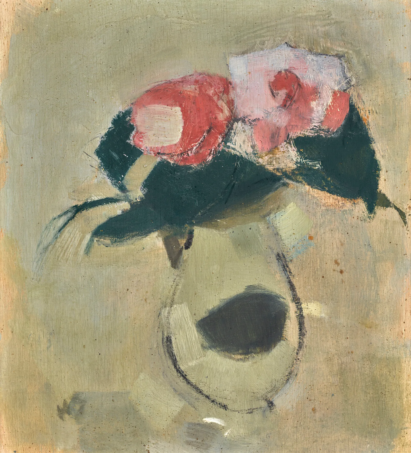 Camellias Wall Art by Helene Schjerfbeck - Canvas Print