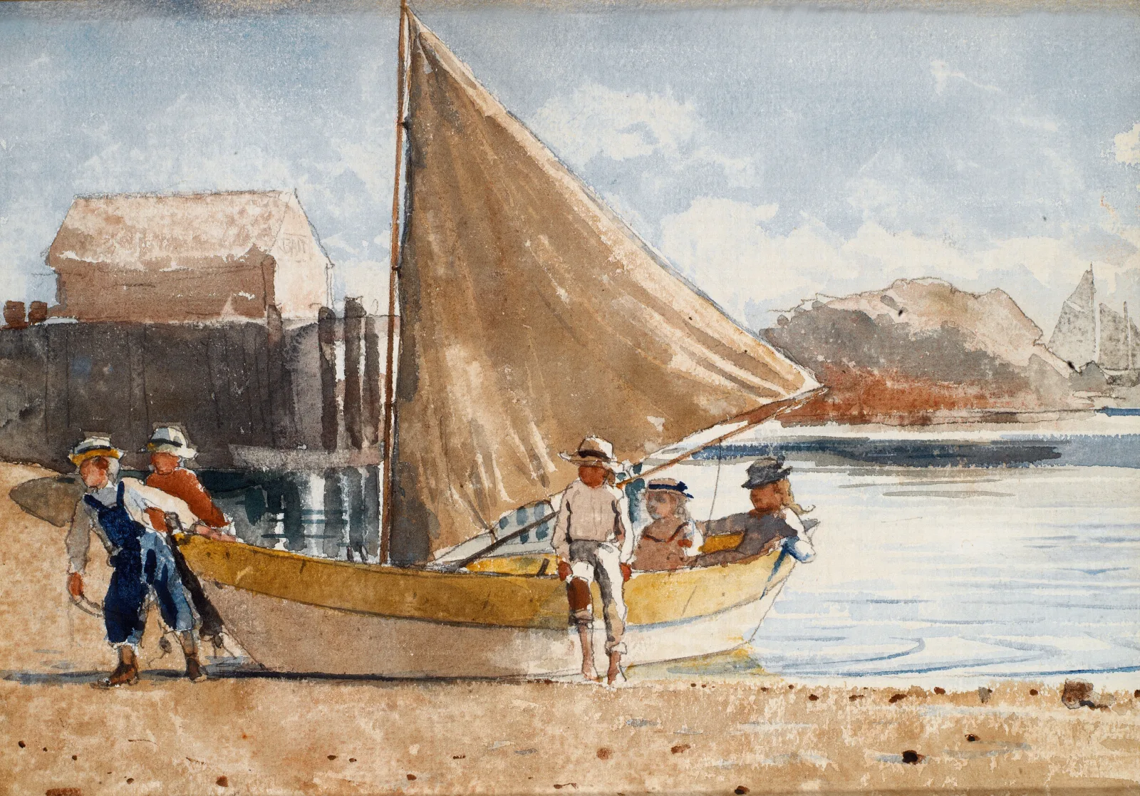Summertime Wall Art by Winslow Homer - Canvas Print