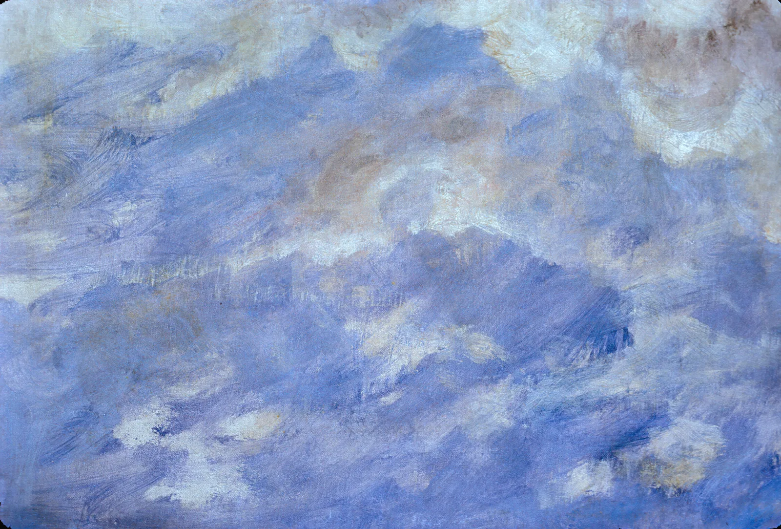 Cloud Study With Blue Sky Wall Art by Albert Bierstadt - Canvas Print