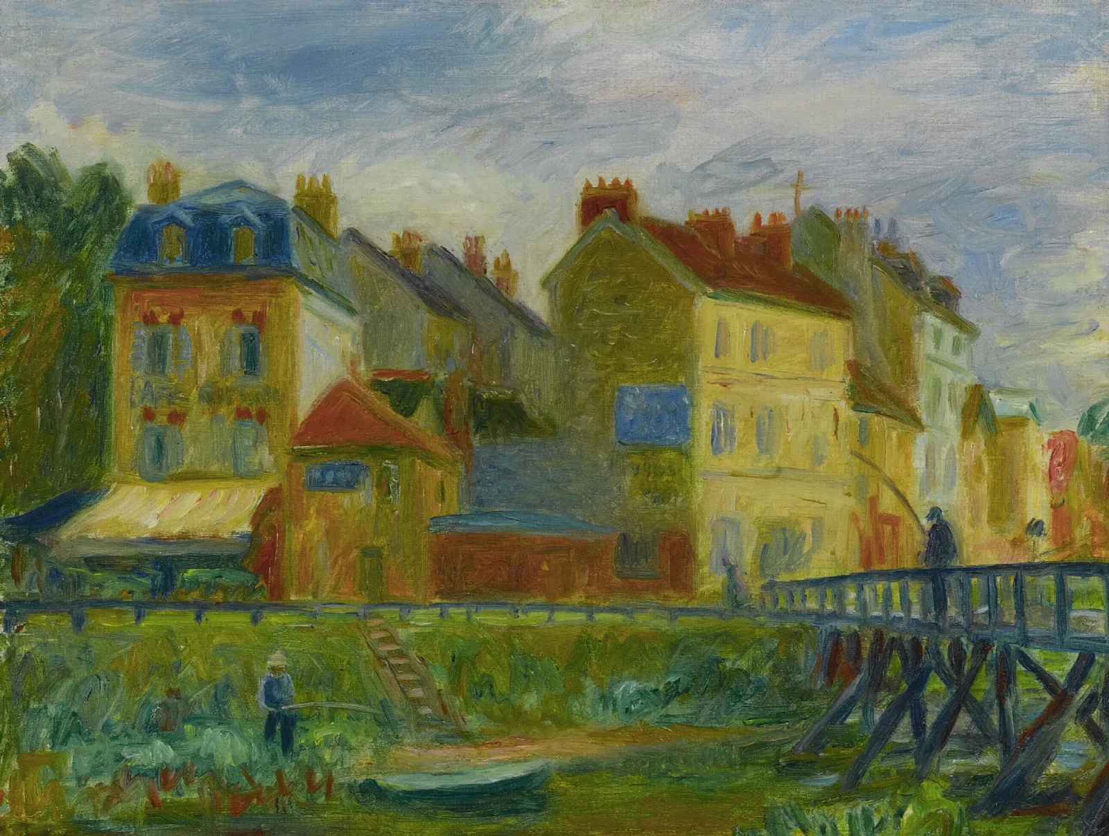 Samois Sur Seine Wall Art by William James Glackens - Canvas Print