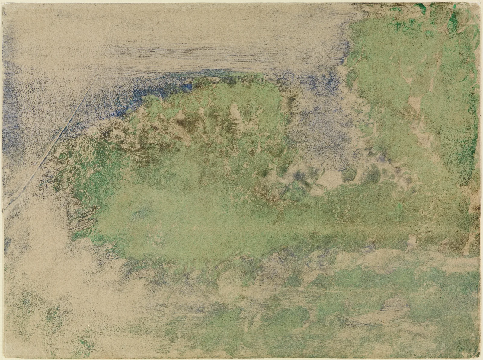 Cap Ferrat Wall Art by Edgar Degas - Canvas Print