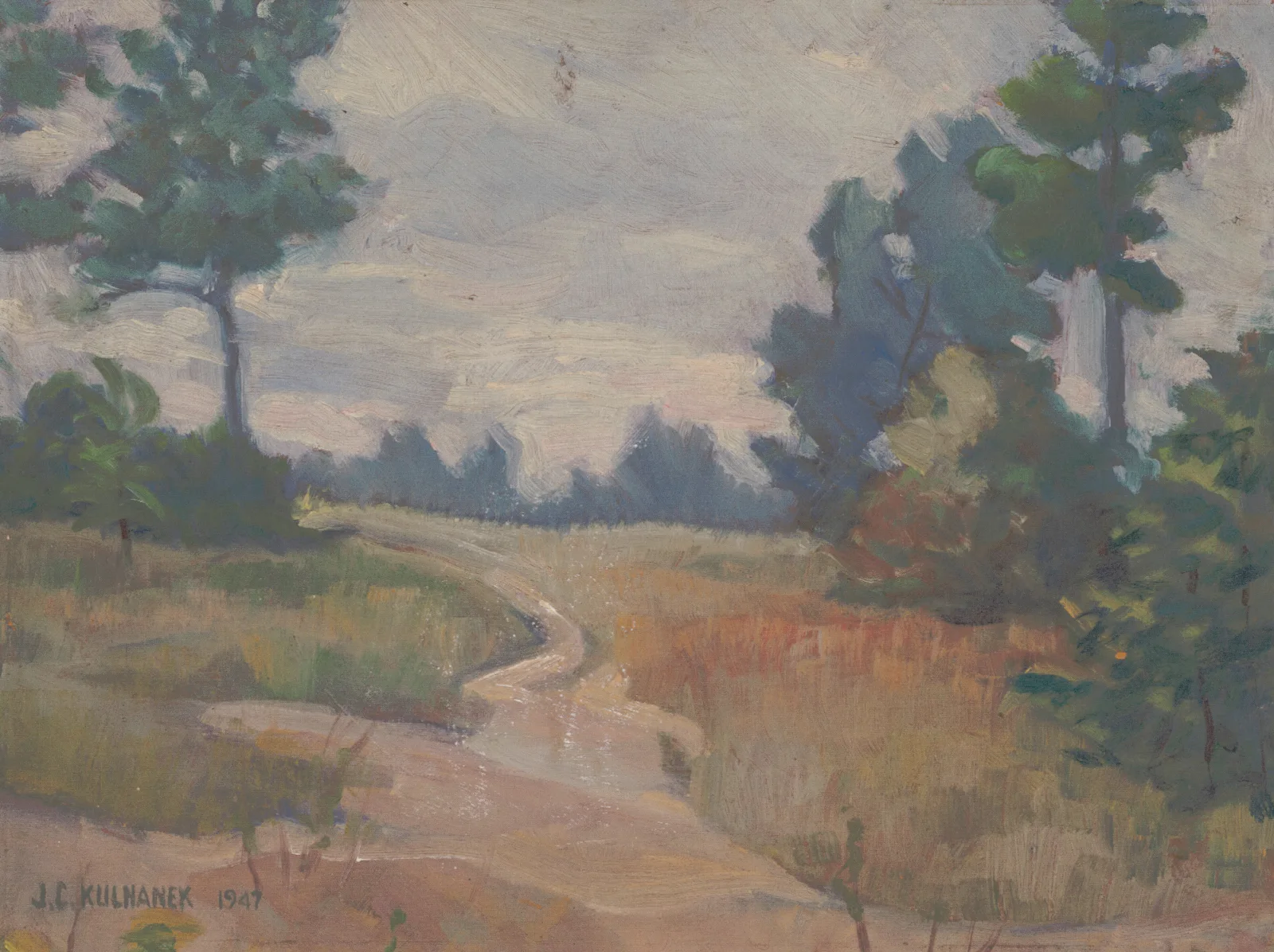 The Lonely Trail Wall Art by James C. Kulhanek - Canvas Print