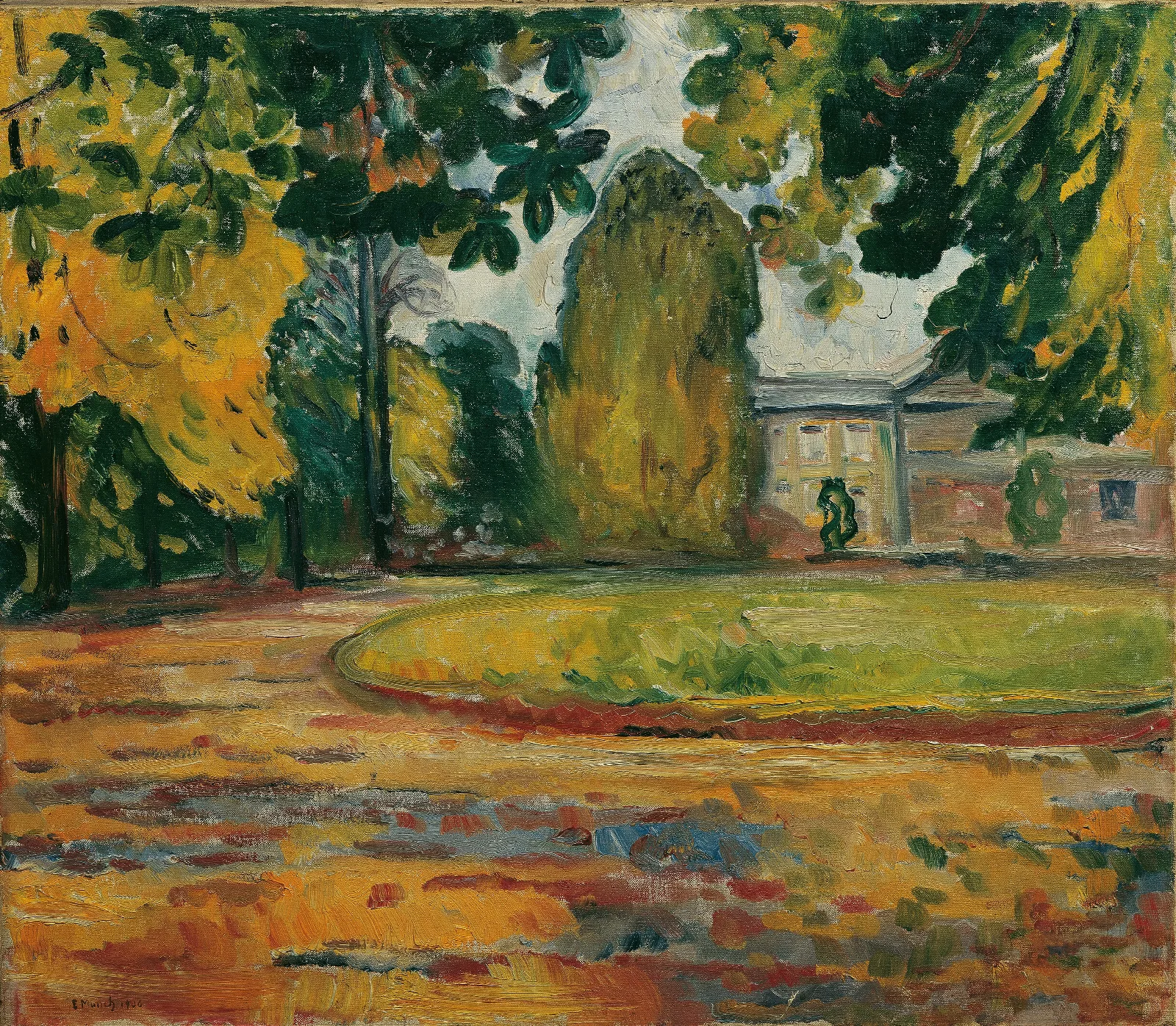 Park In Kosen Wall Art by Edvard Munch - Canvas Print