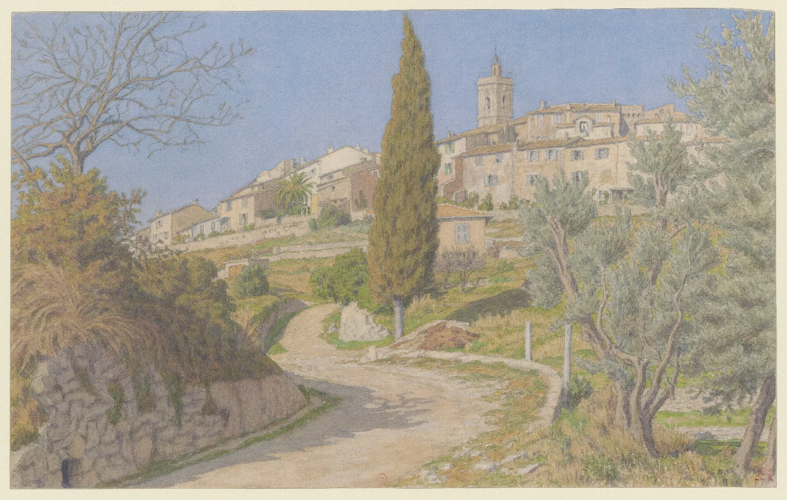 Mougins Wall Art by Henri Rivière - Canvas Print