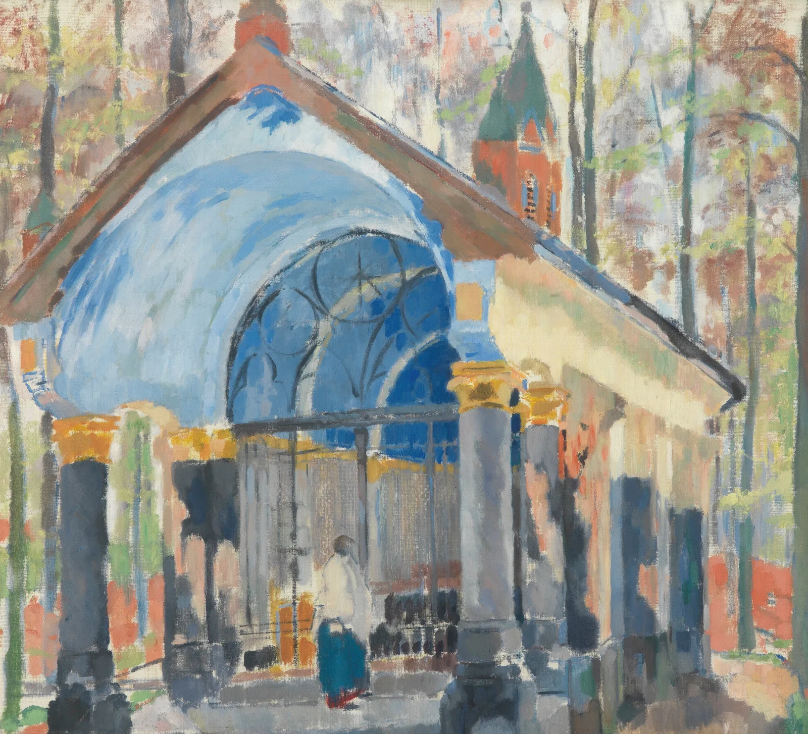 Chapel Of Our Lady Of Bonne Odeur Wall Art by Rik Wouters - Canvas Print